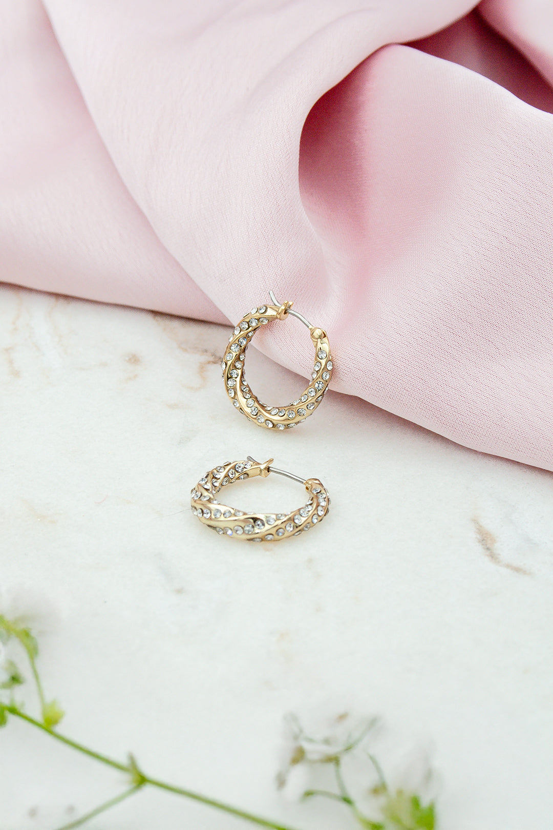 Emme crystal earrings grande