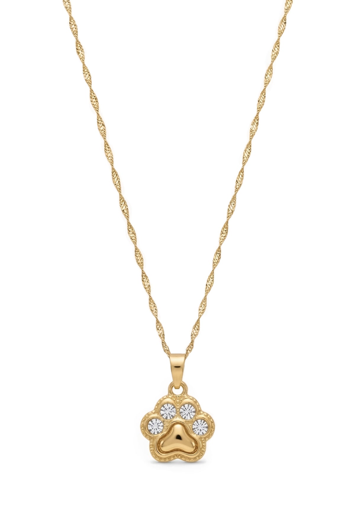Forever paw necklace