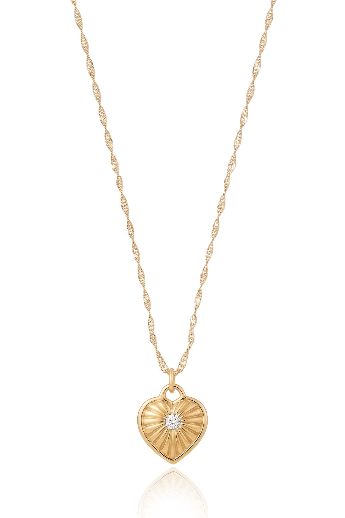 Aurelia bella heart necklace