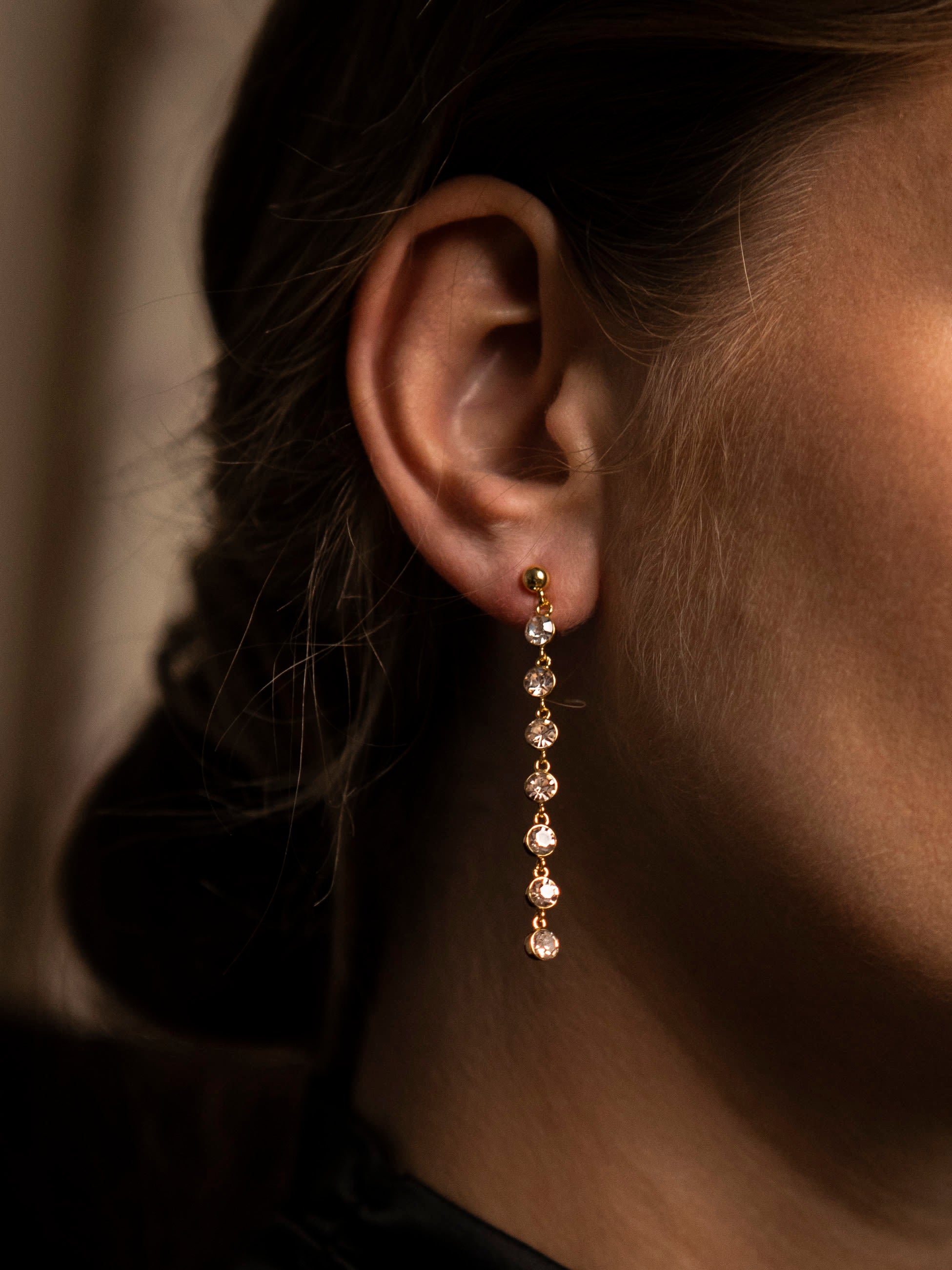 Ella clear øredobber