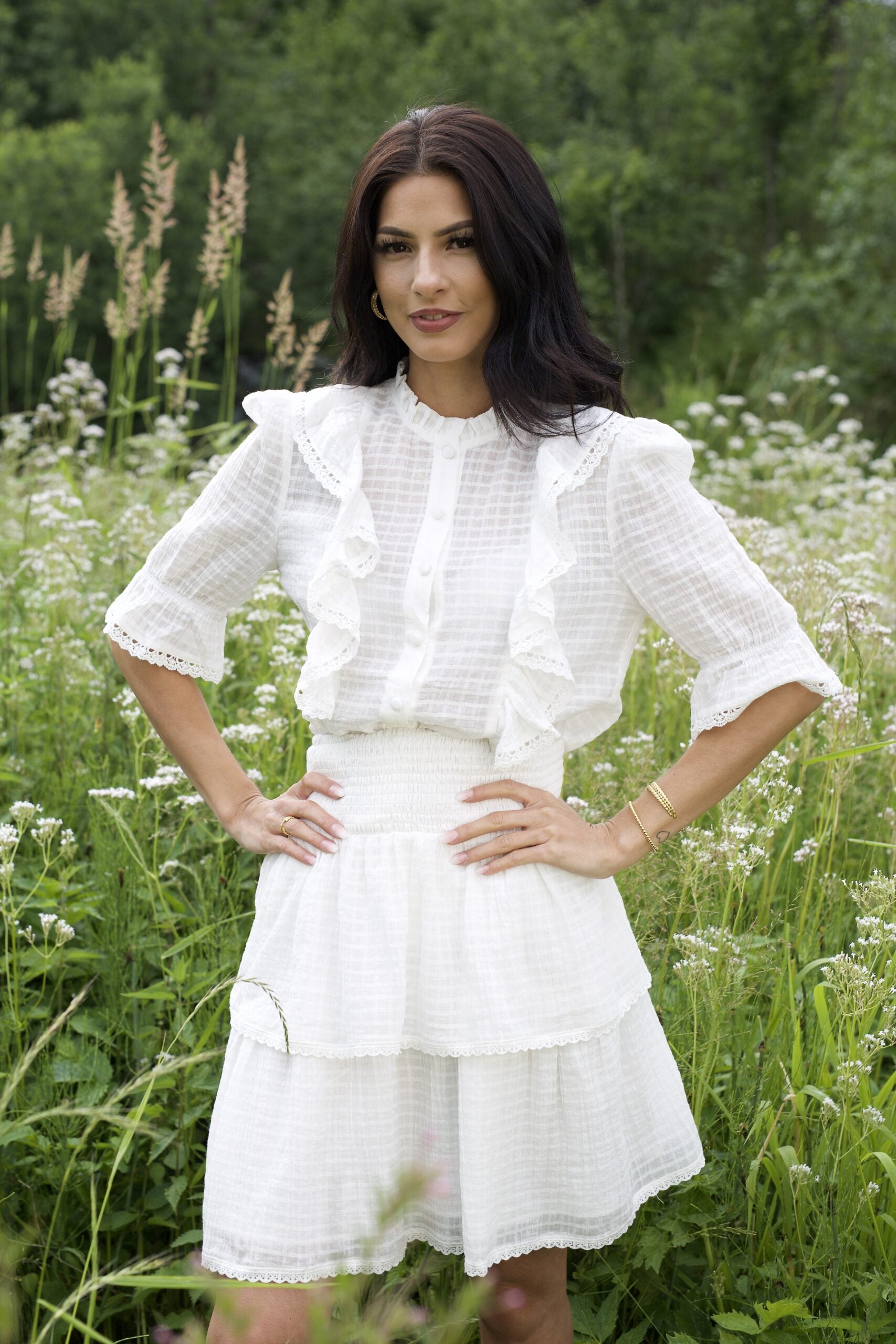 SS21 - Molly skjørt hvit