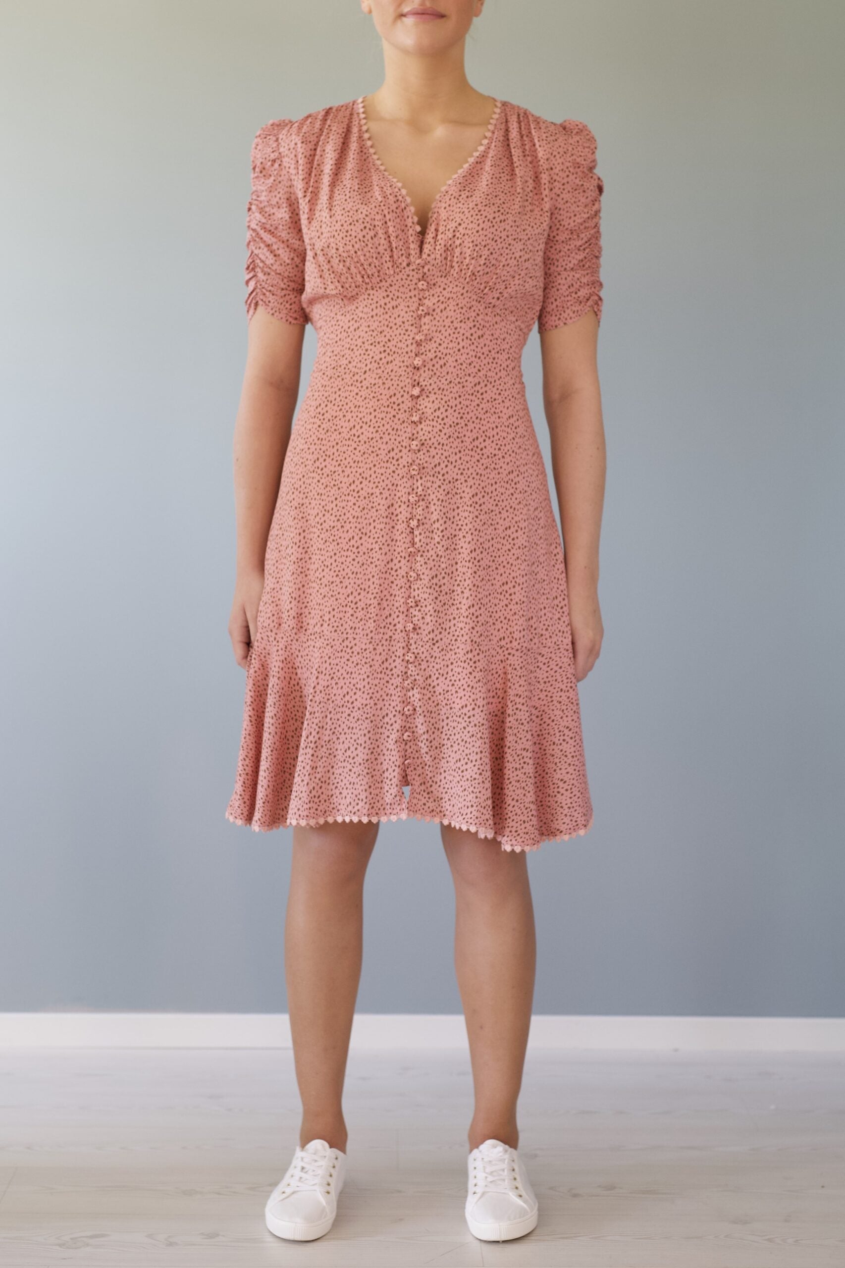 SS22 - Stefanie kjole rosa/brun