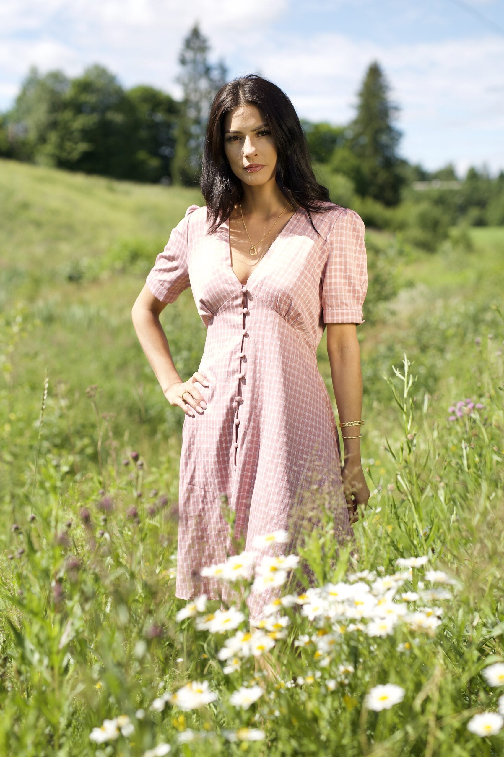 SS21 - Ebba kjole rosa