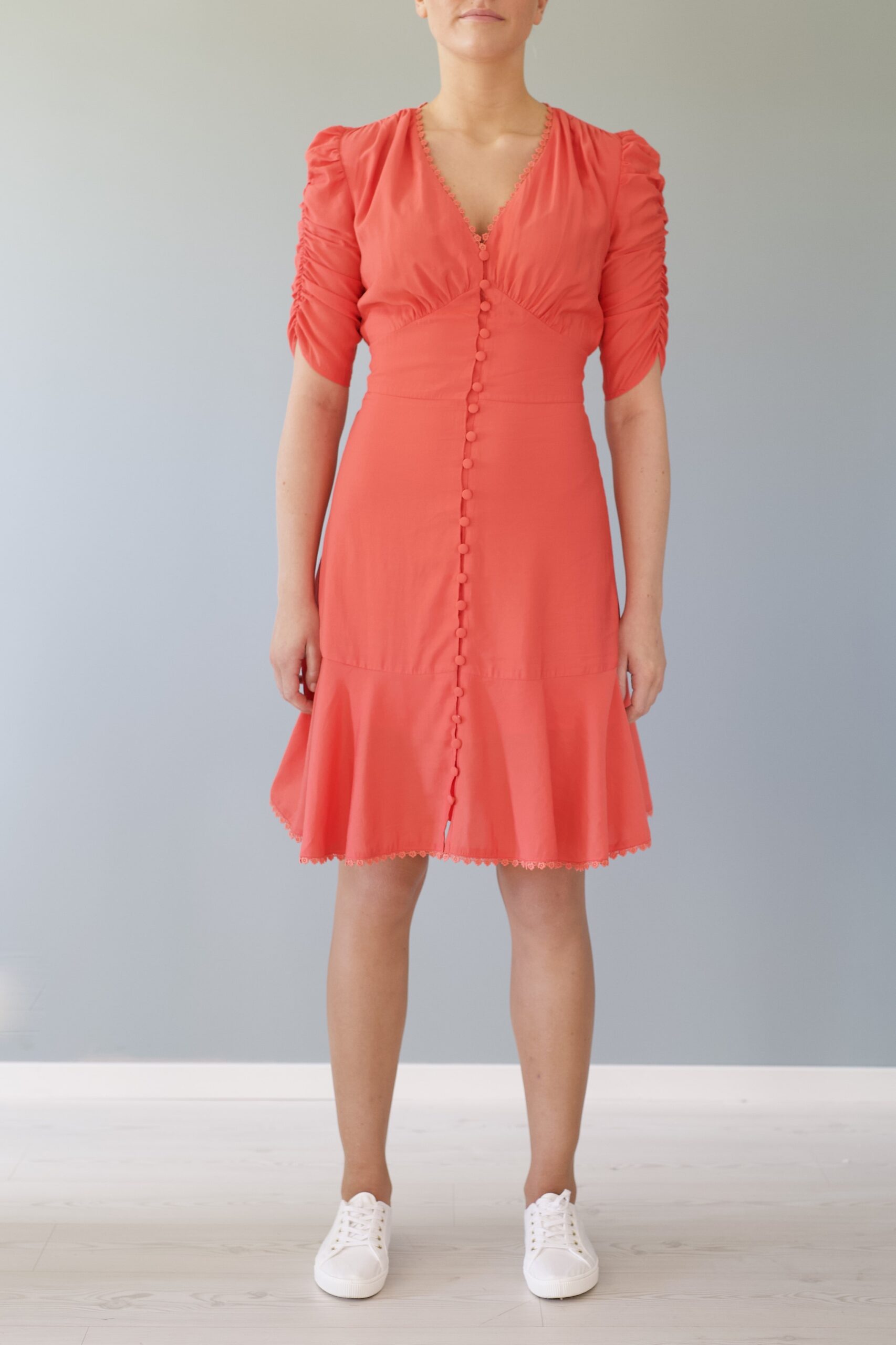 SS22 - Stefanie kjole pink/coral