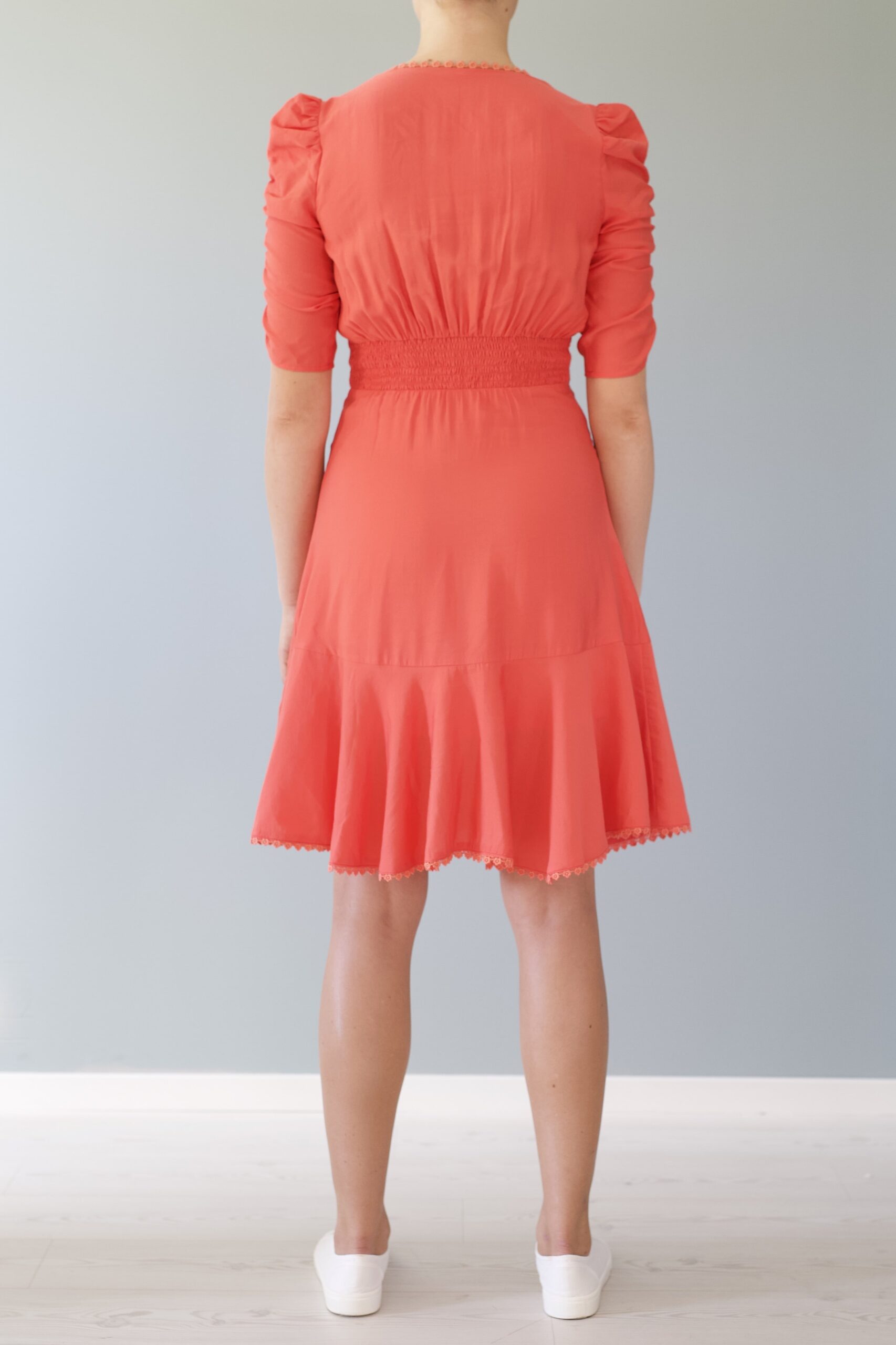 SS22 - Stefanie kjole pink/coral