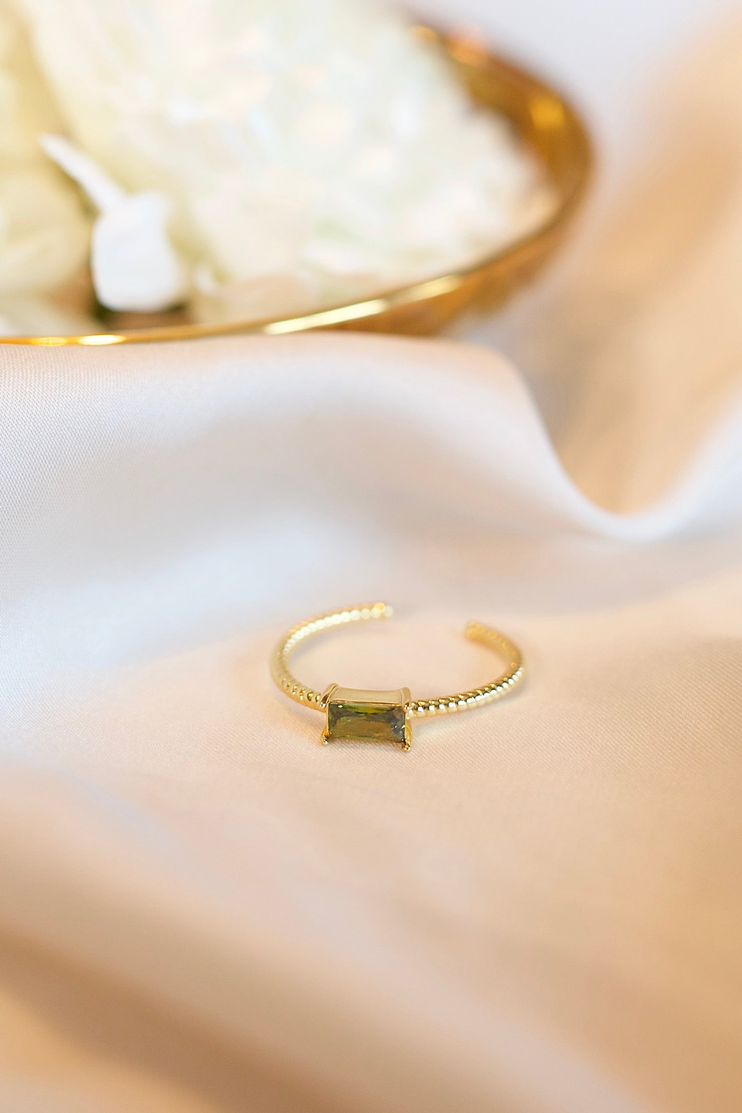 Carmelia ring olive