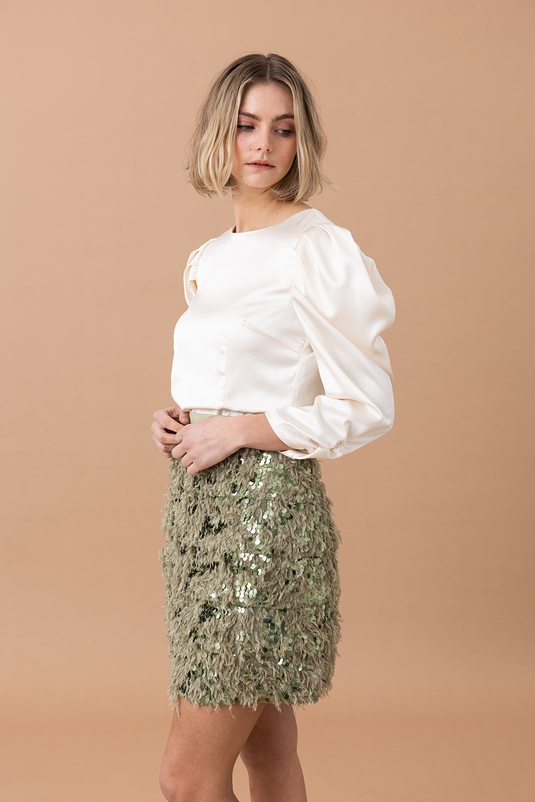 AW23 - Keely skjørt grønn