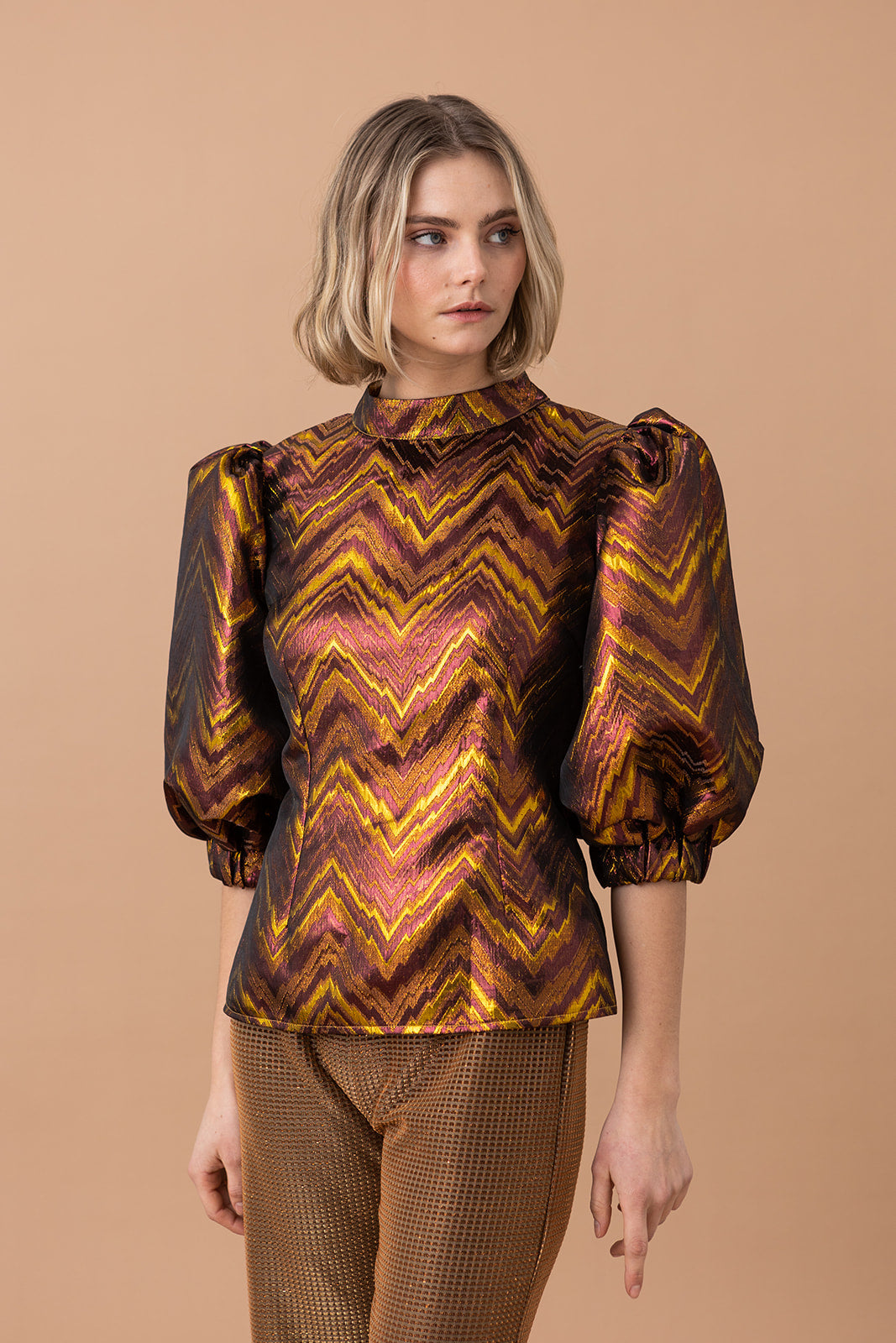AW23 - Bronwyn bluse brun