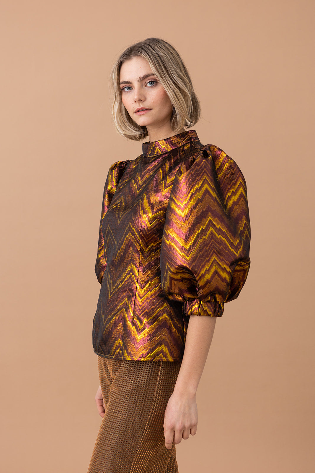 AW23 - Bronwyn bluse brun