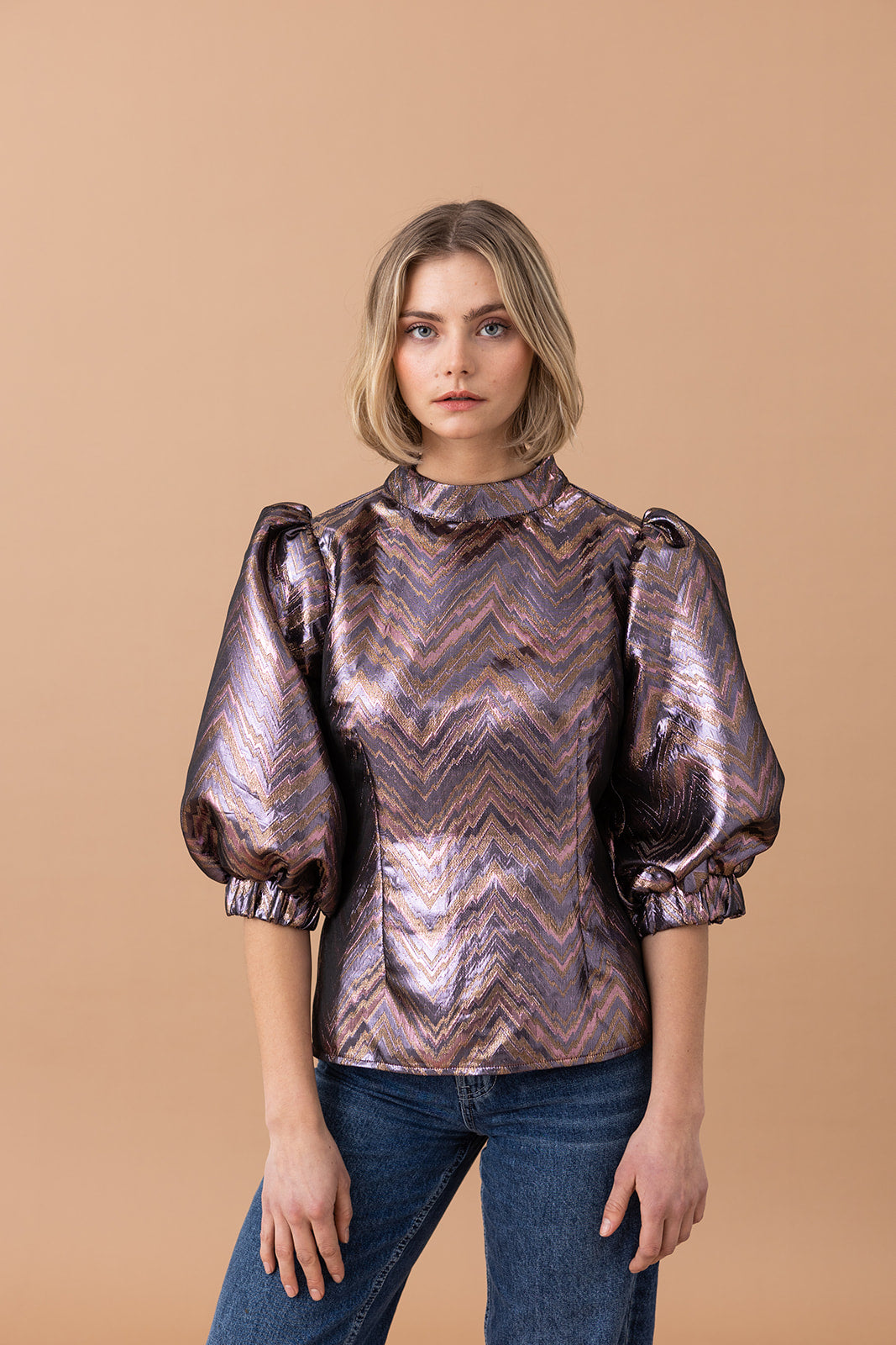 AW23 - Bronwyn bluse plum