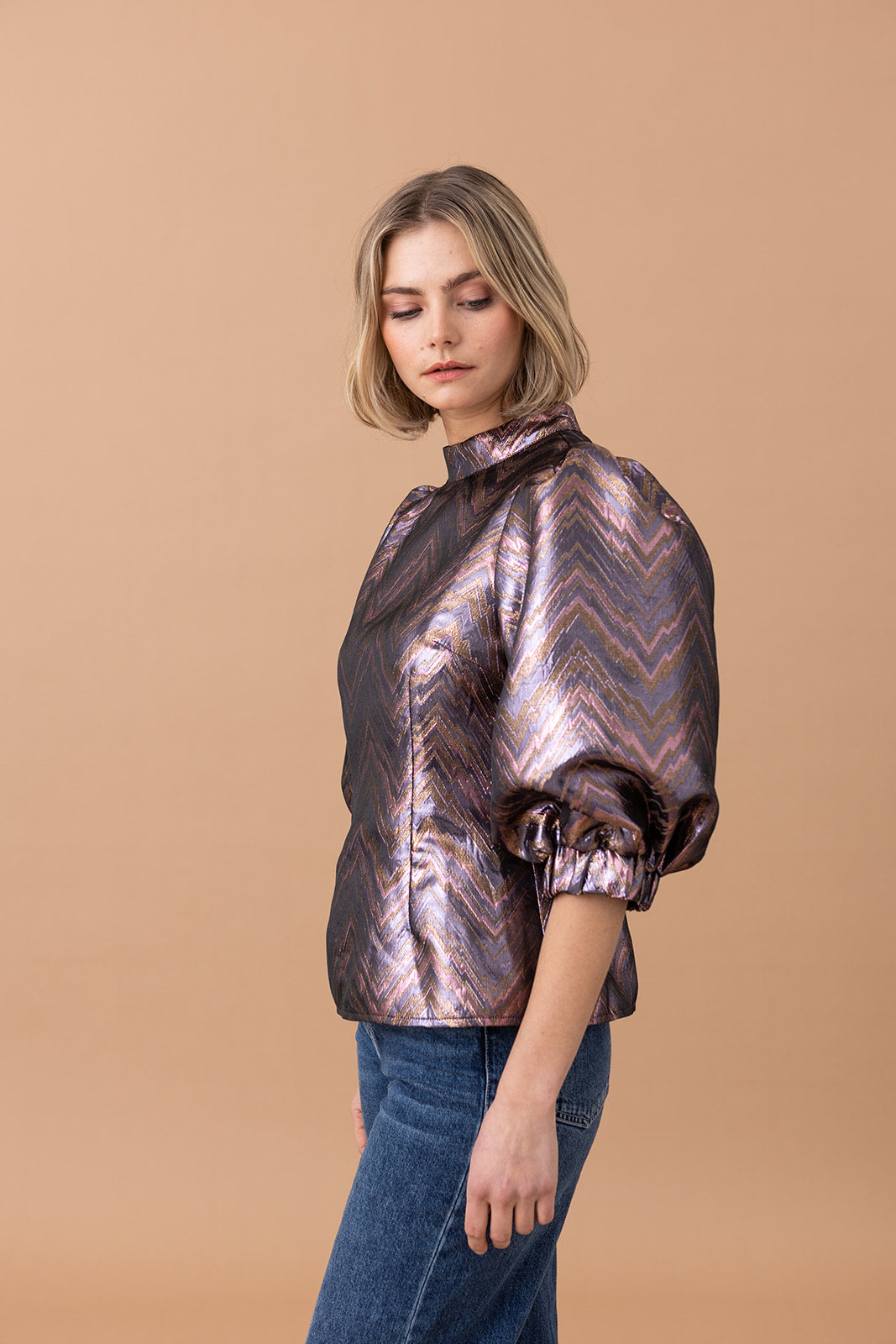 AW23 - Bronwyn bluse plum