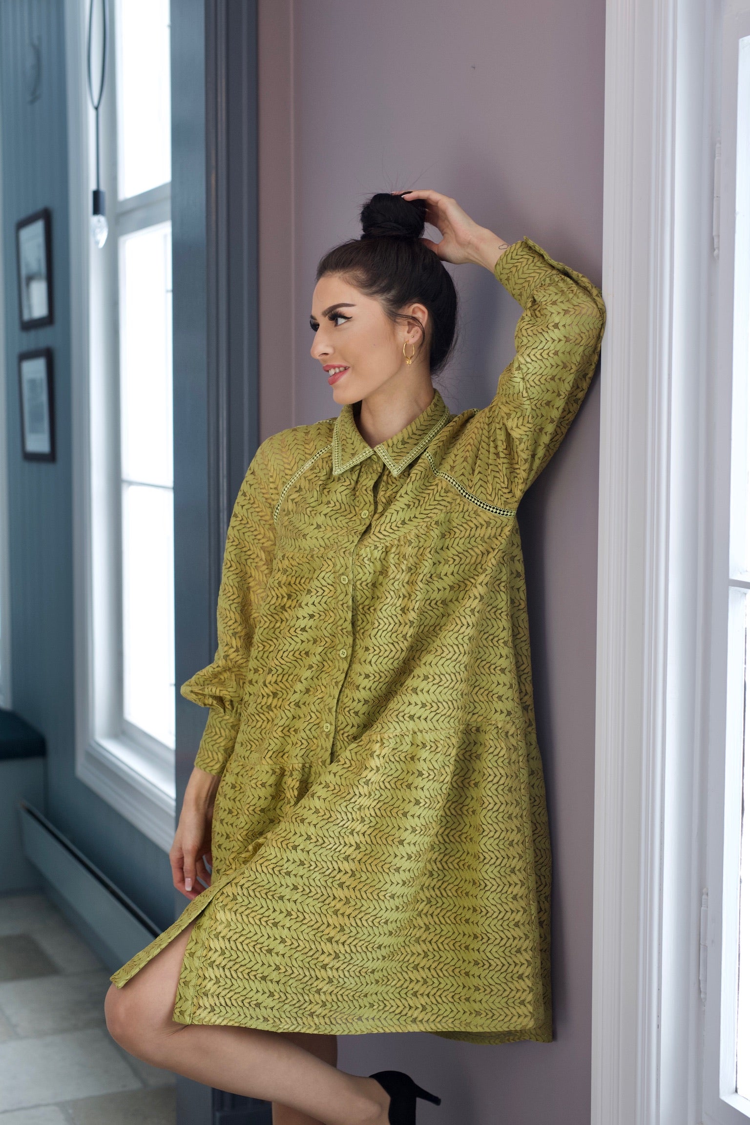 AW21 - Annabelle kjole grønn