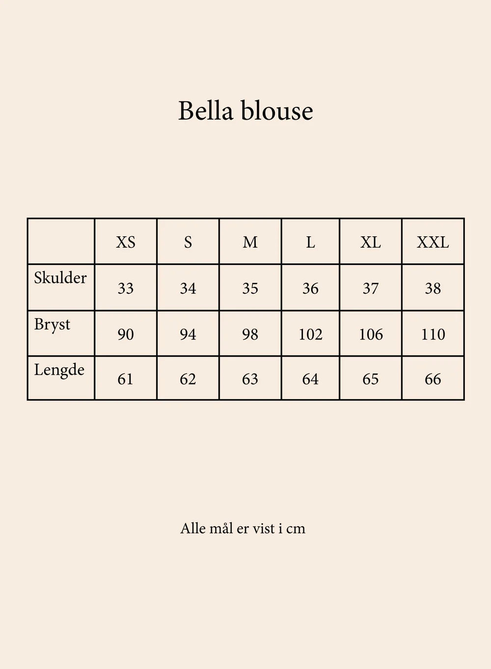 Bella blouse