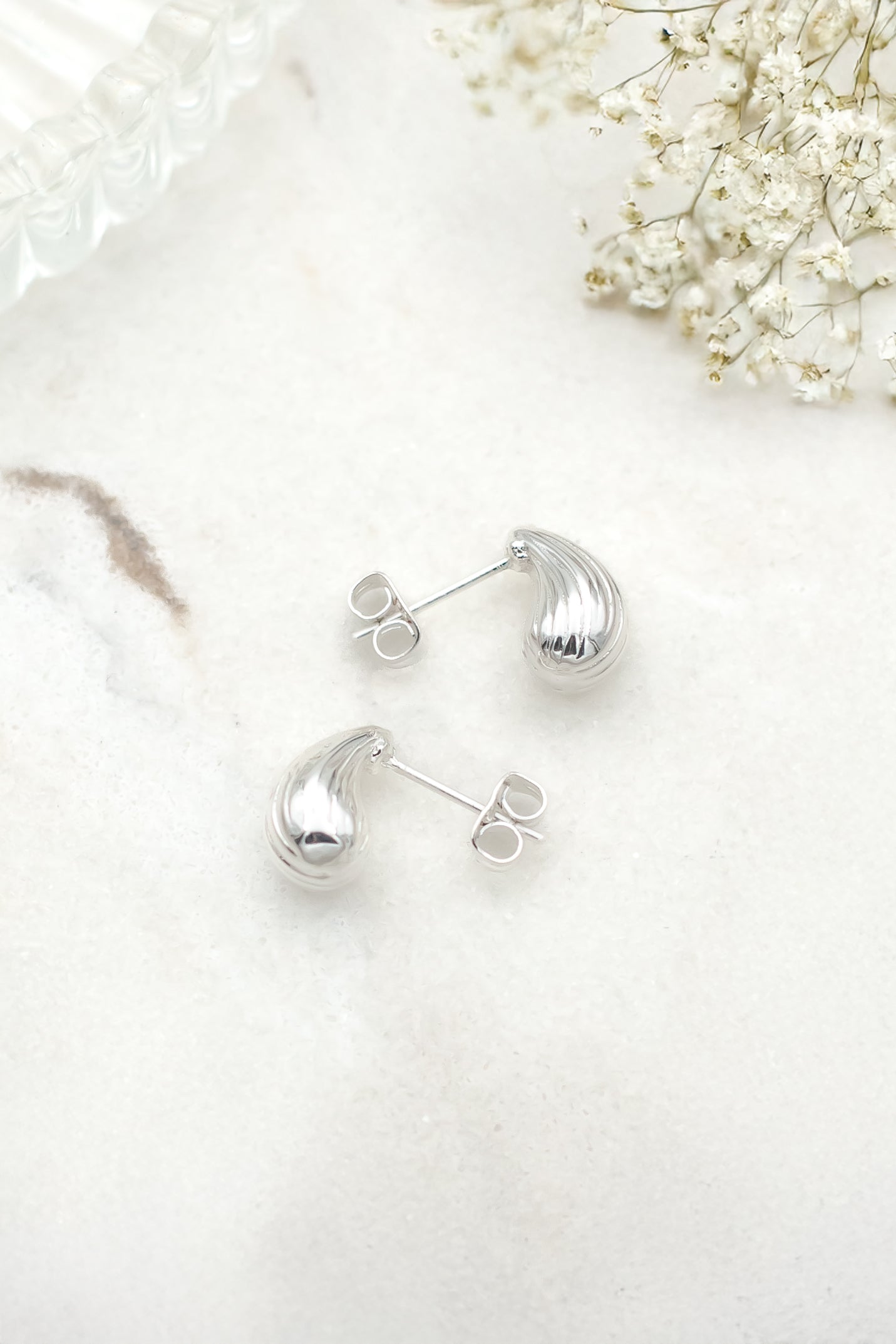 Daria drop earrings silver