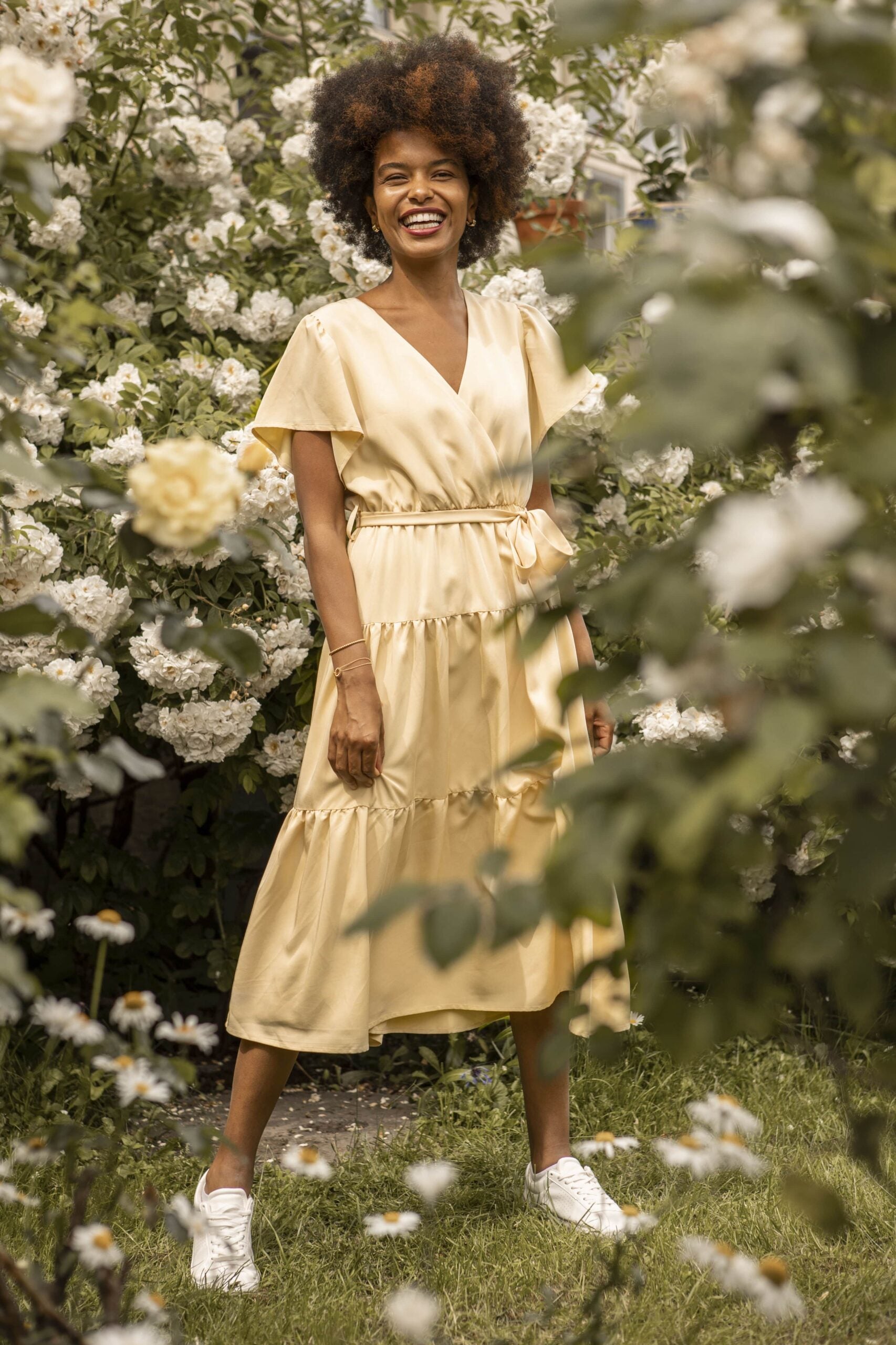 SS22 - Nathalia kjole gul