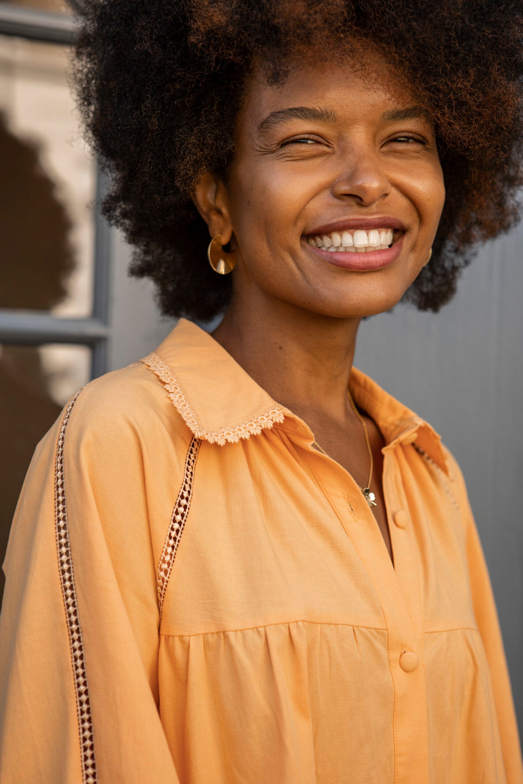 SS22 - Moureen kjole oransje