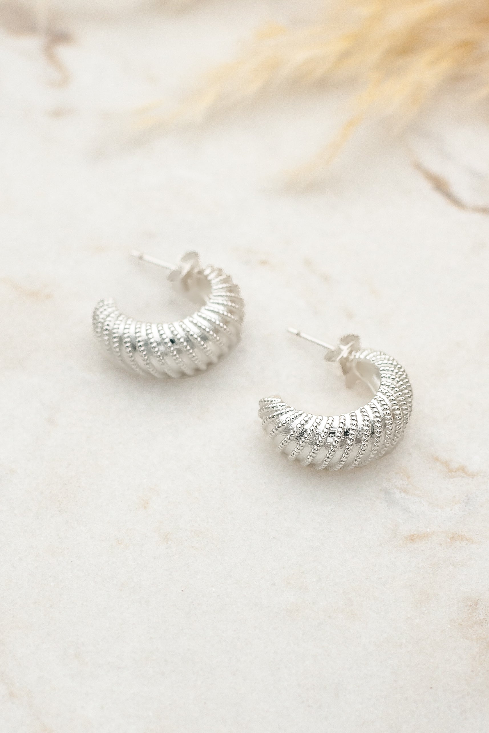 Erin earrings grande silver