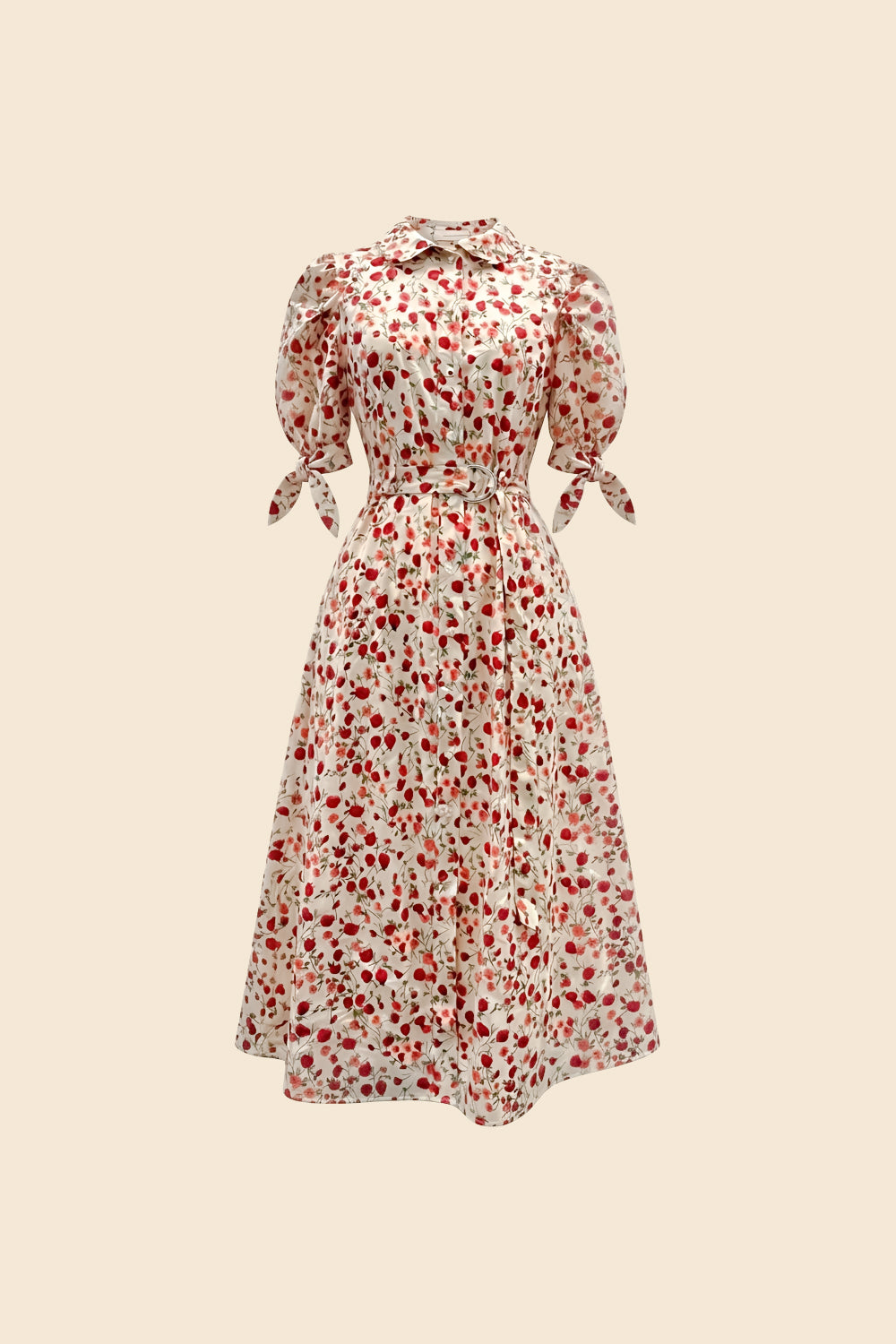 Genevieve dress red