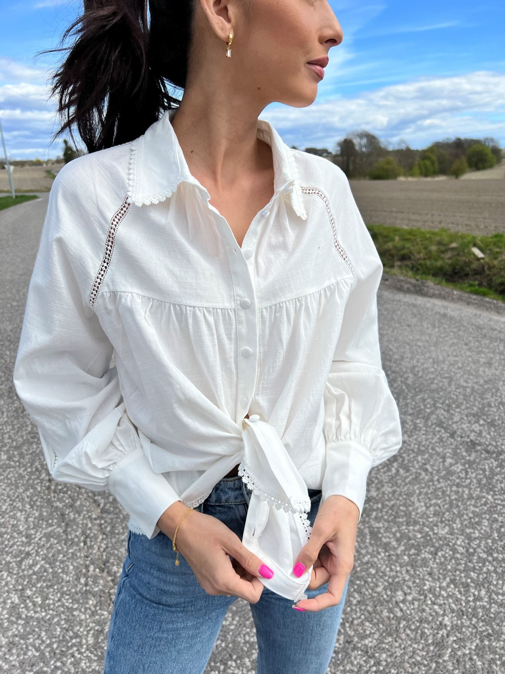 SS22 - Helena bluse hvit