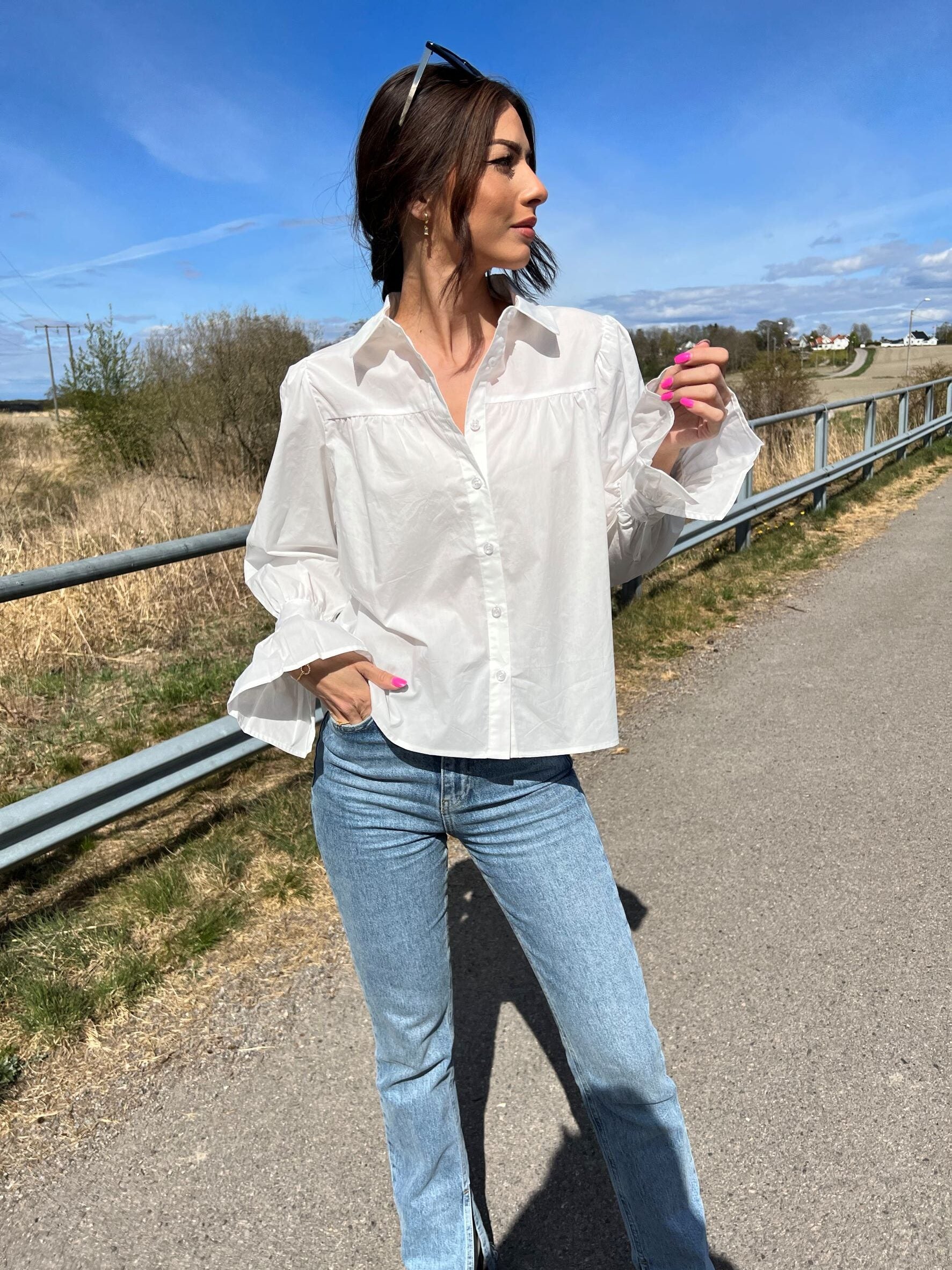 SS22 - Jasmine bluse hvit
