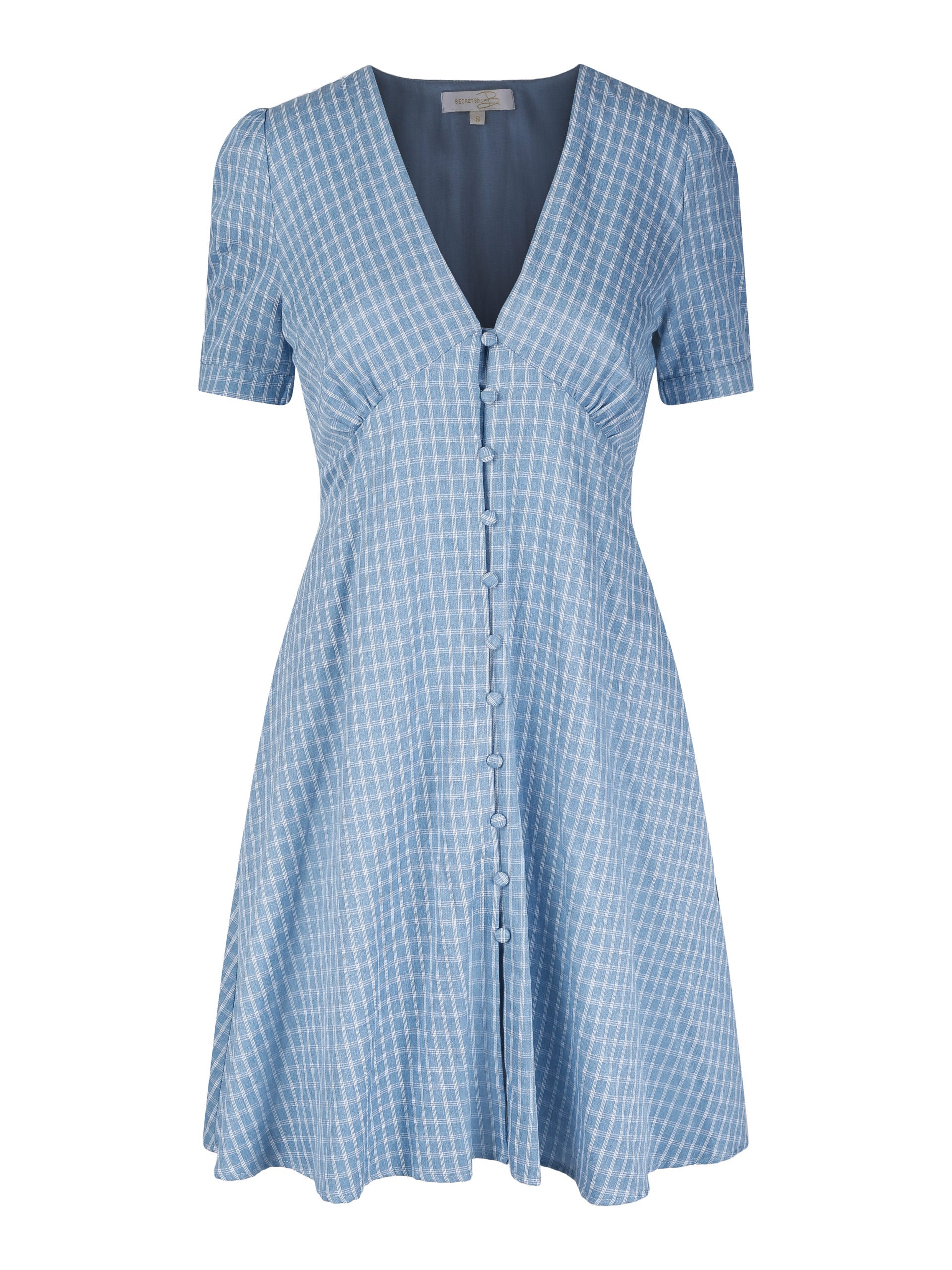 SS21 - Ebba kjole blå