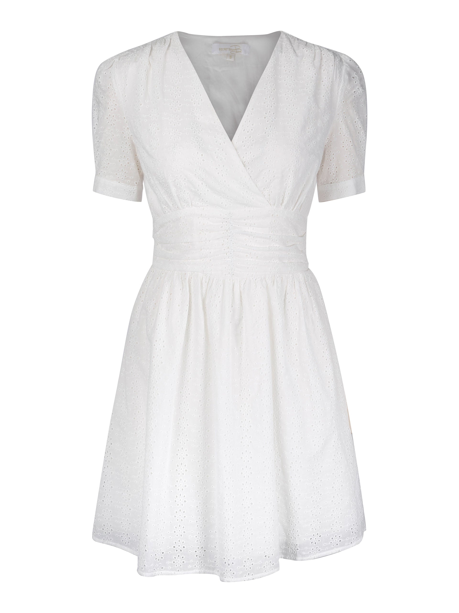 SS21 - Wilma kjole hvit blonde