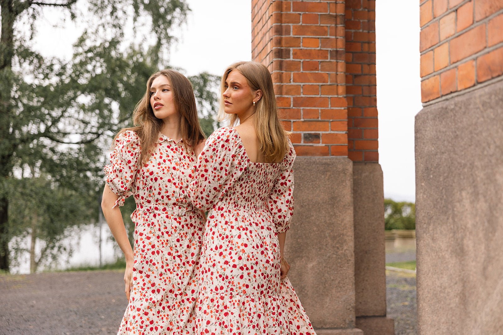 Genevieve dress red
