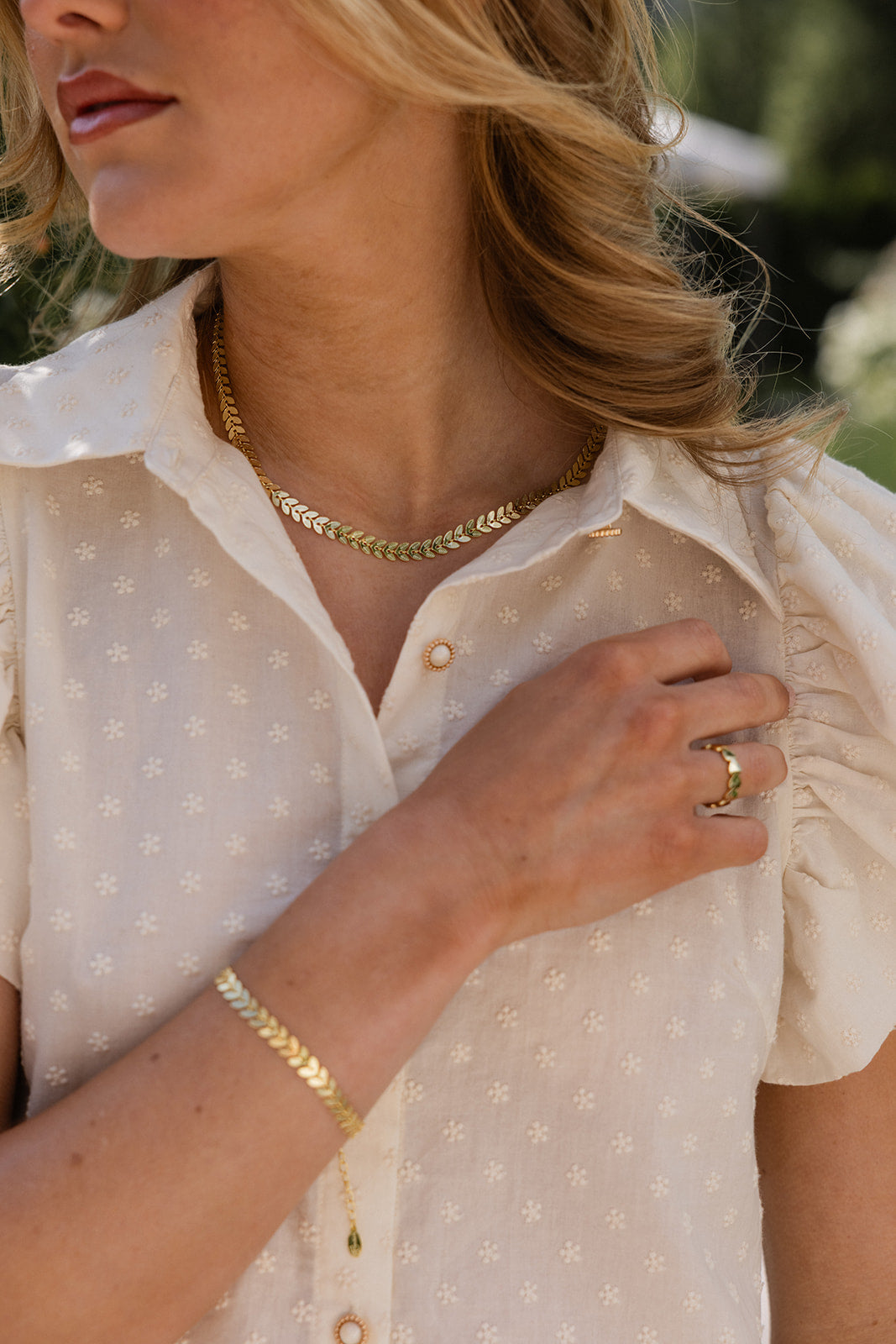 Elodie blouse creme