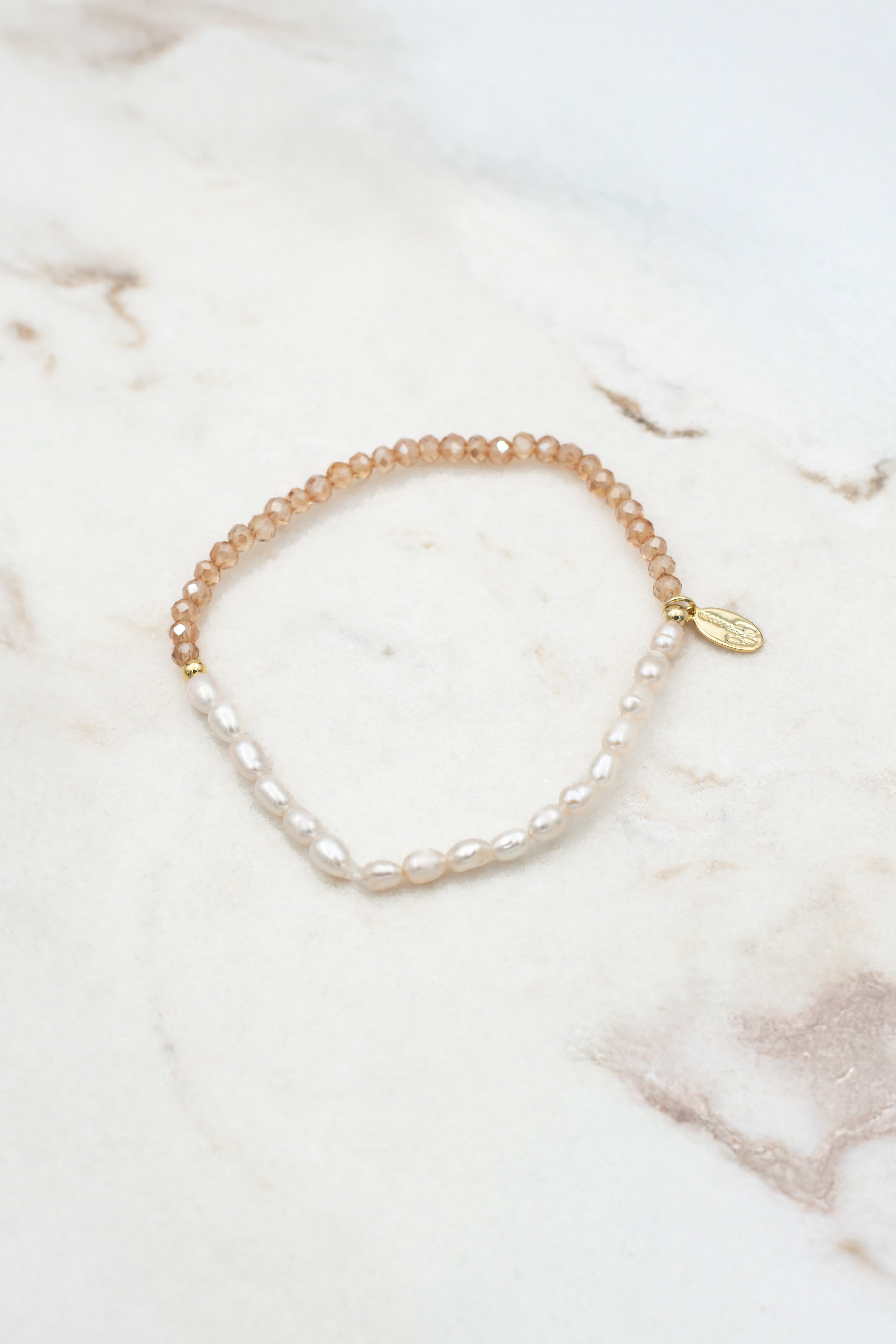 Luna bracelet champagne