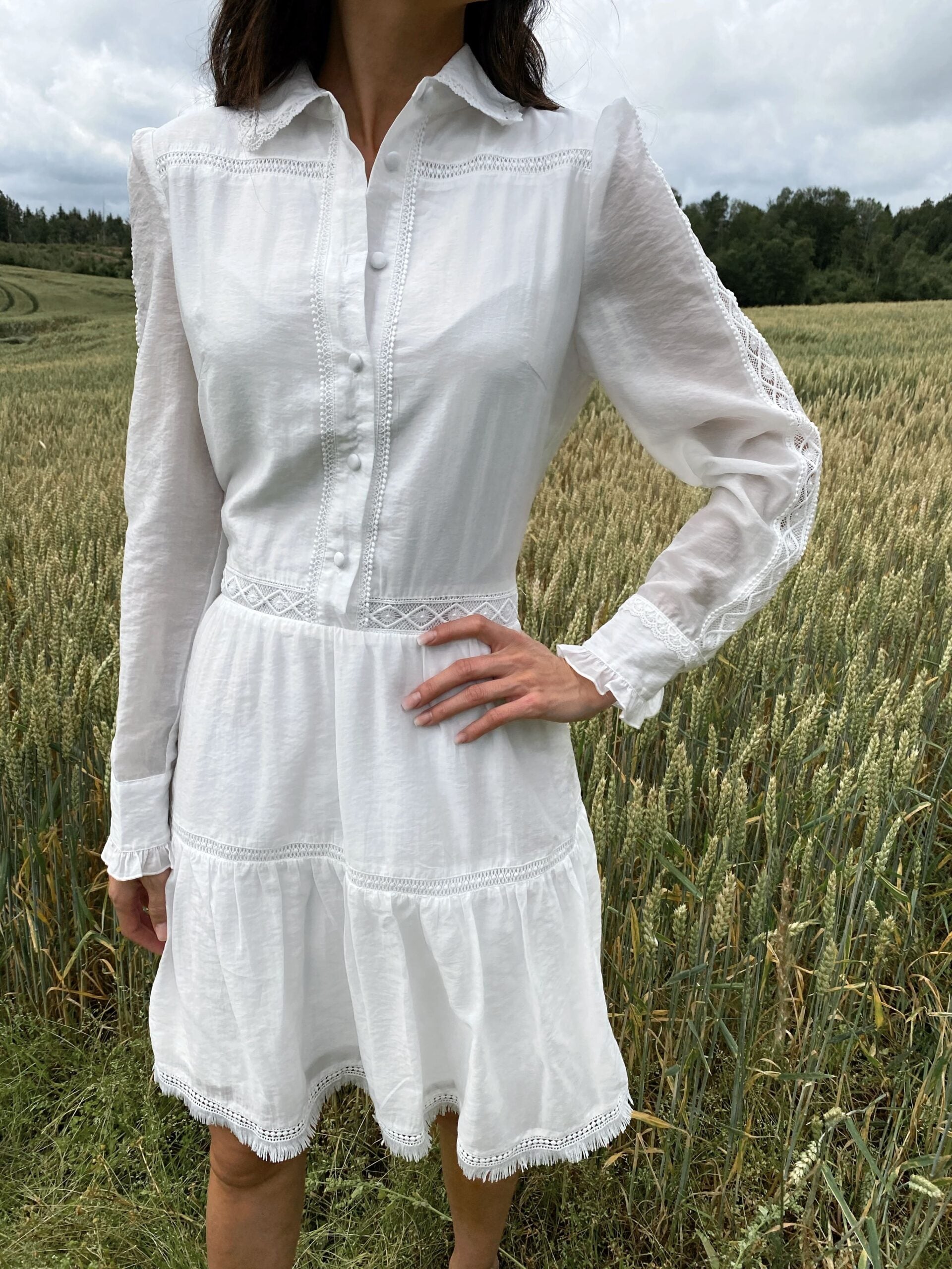 SS21 - Livia kjole hvit