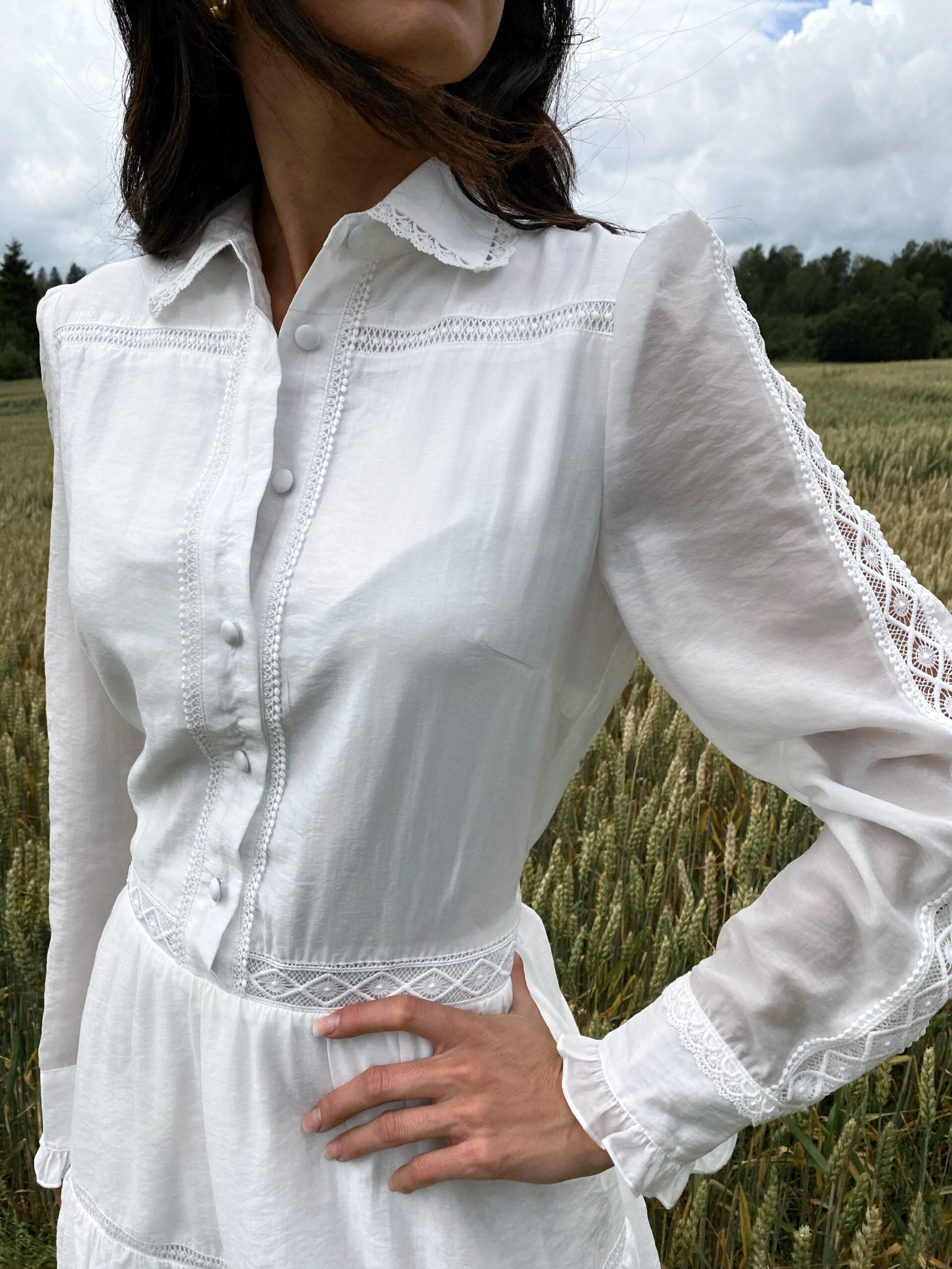 SS21 - Livia kjole hvit