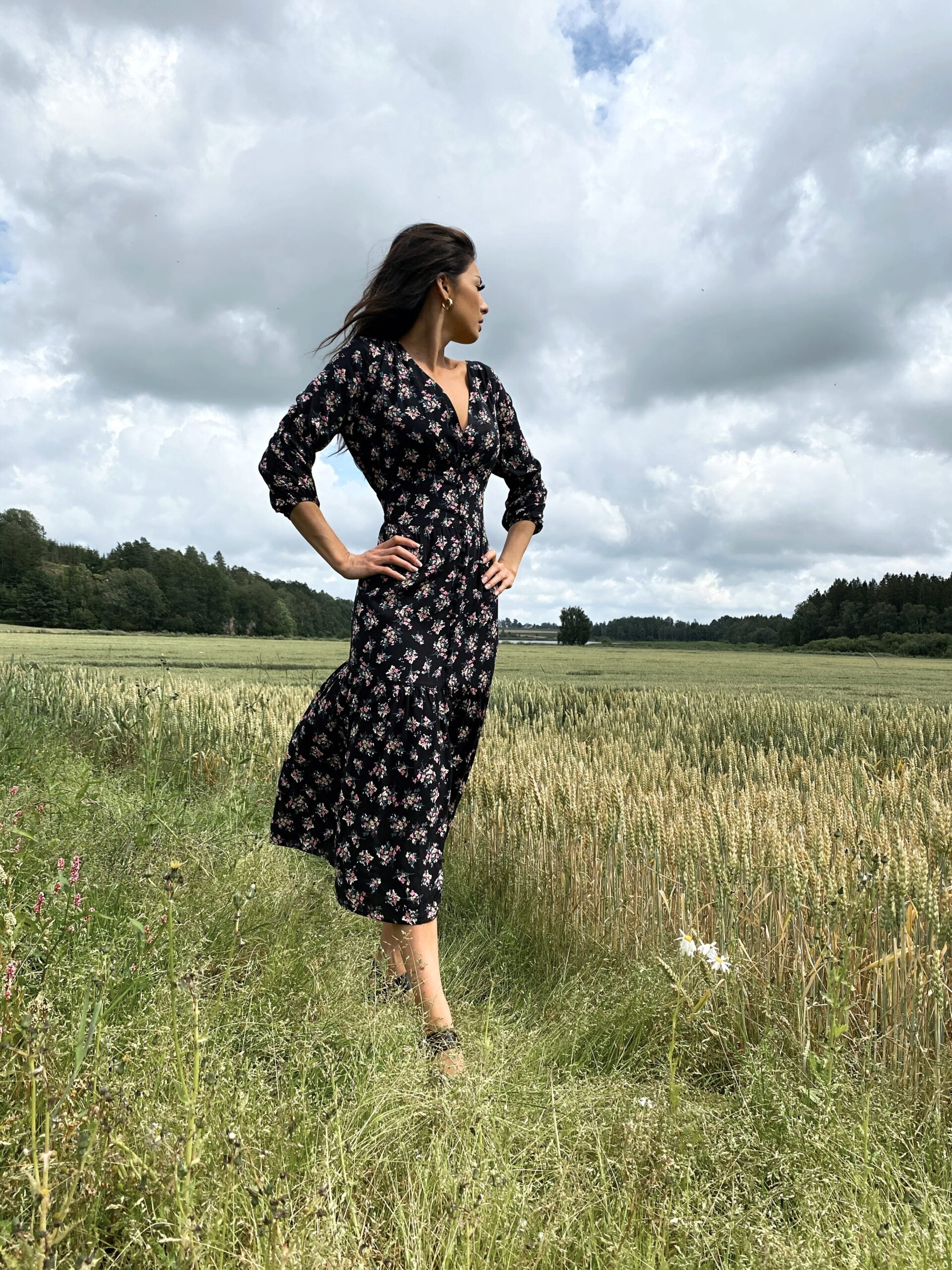SS21 - Hedvig kjole sort