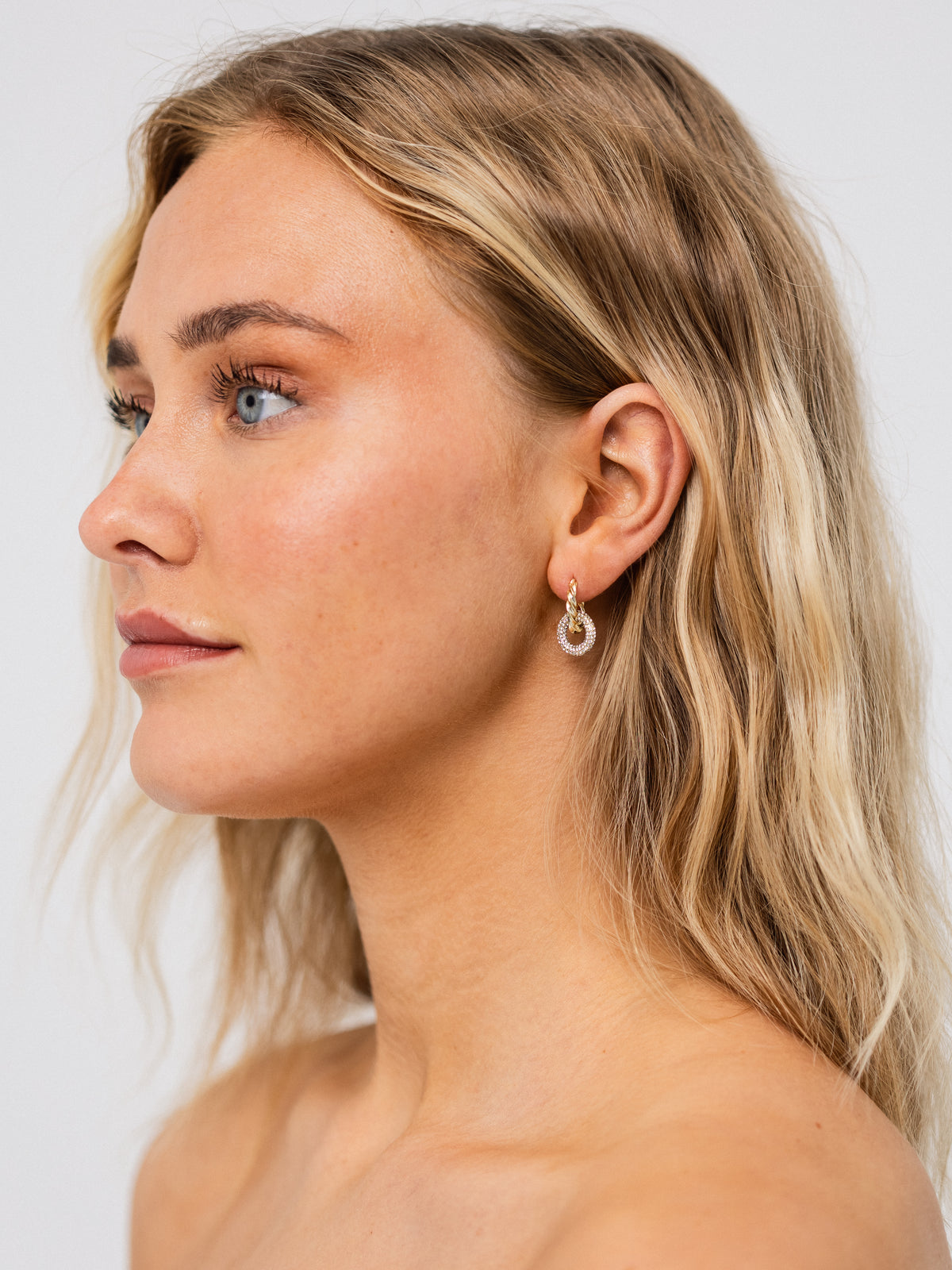 Rose earrings