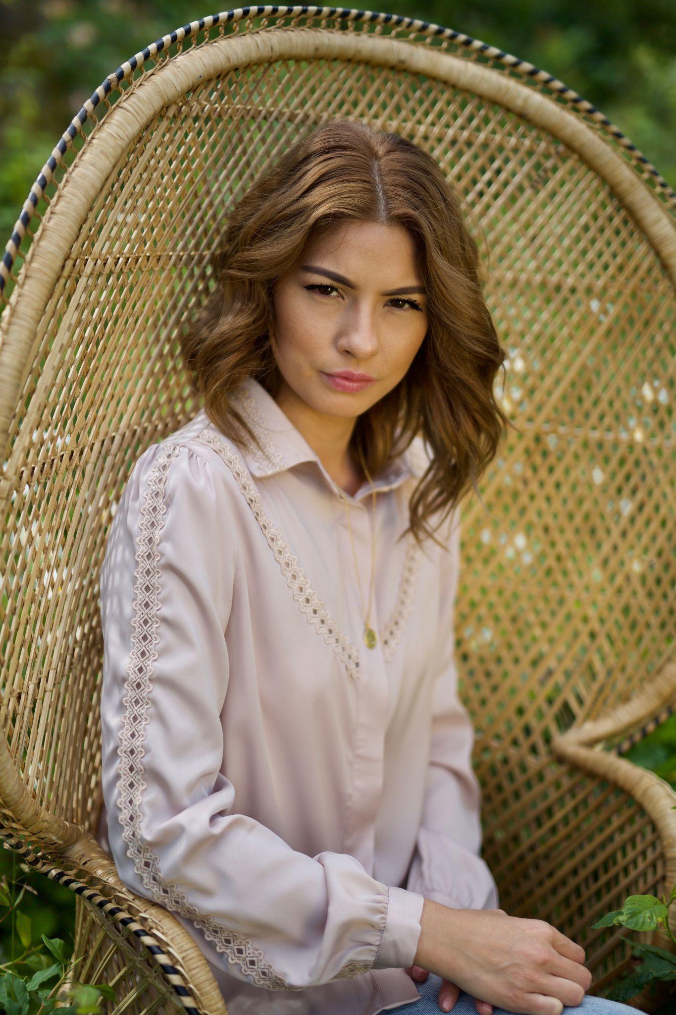 SS20 Ninon bluse - Gammelrosa