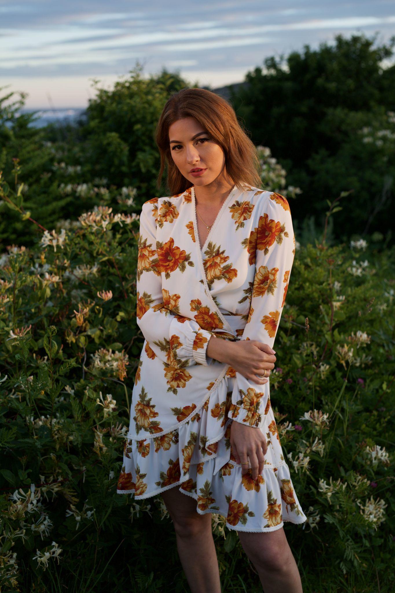 SS20 Adeline wrap kjole