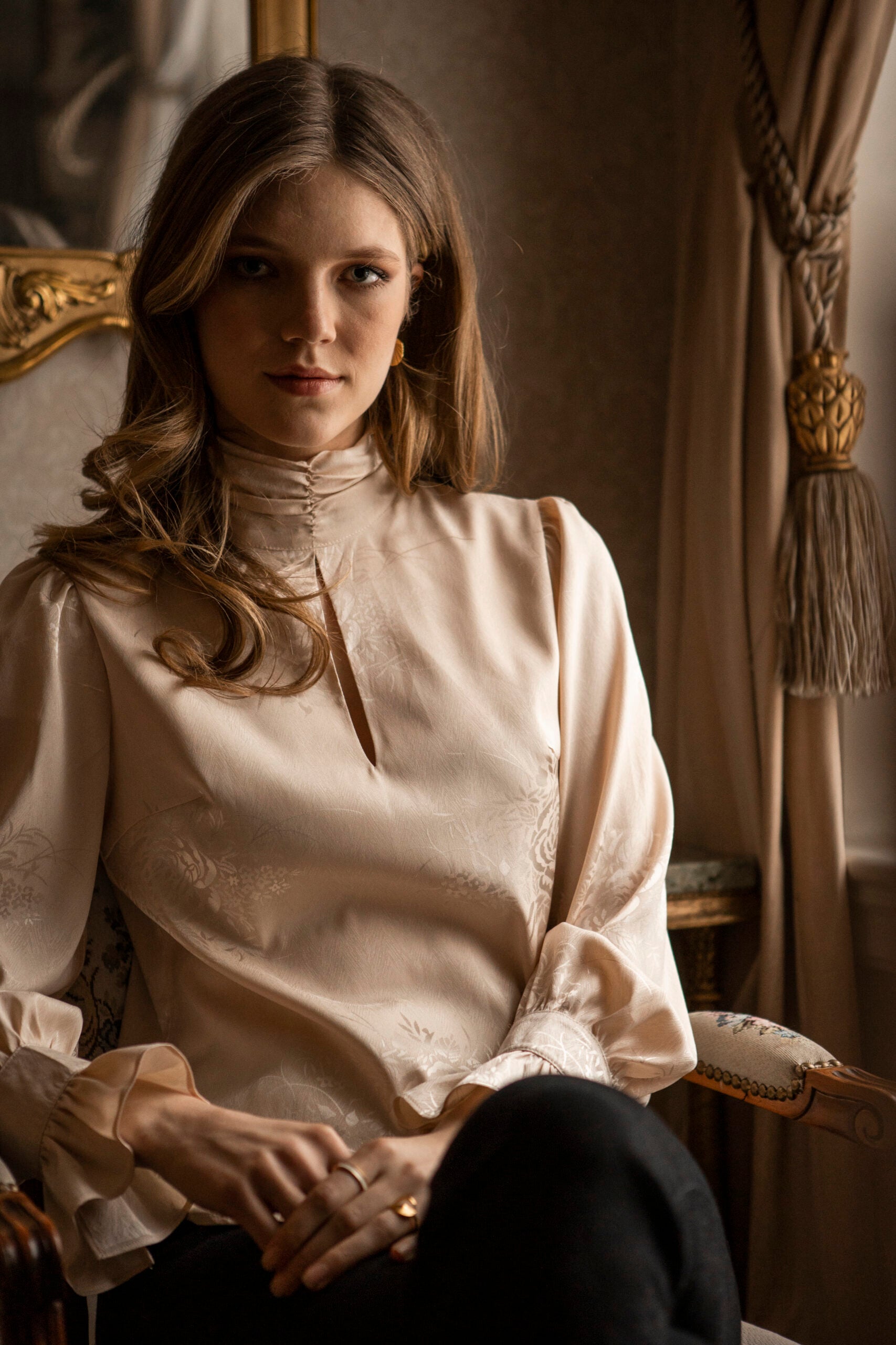 AW-22 Celicia bluse - creme