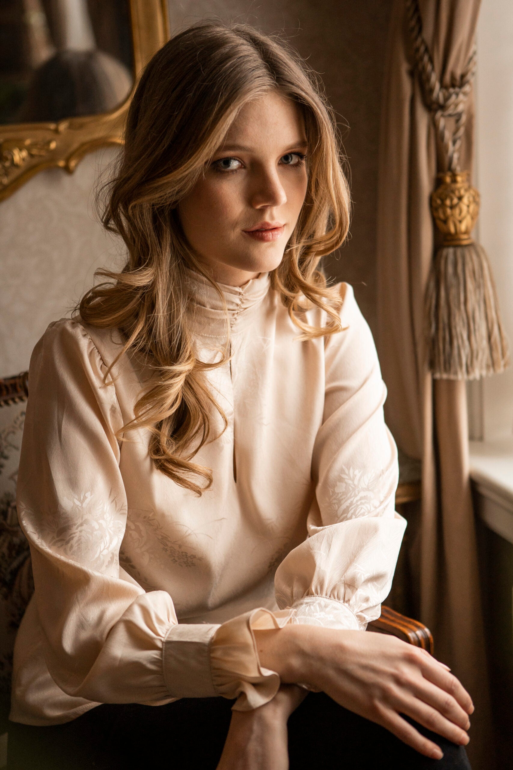 AW-22 Celicia bluse - creme