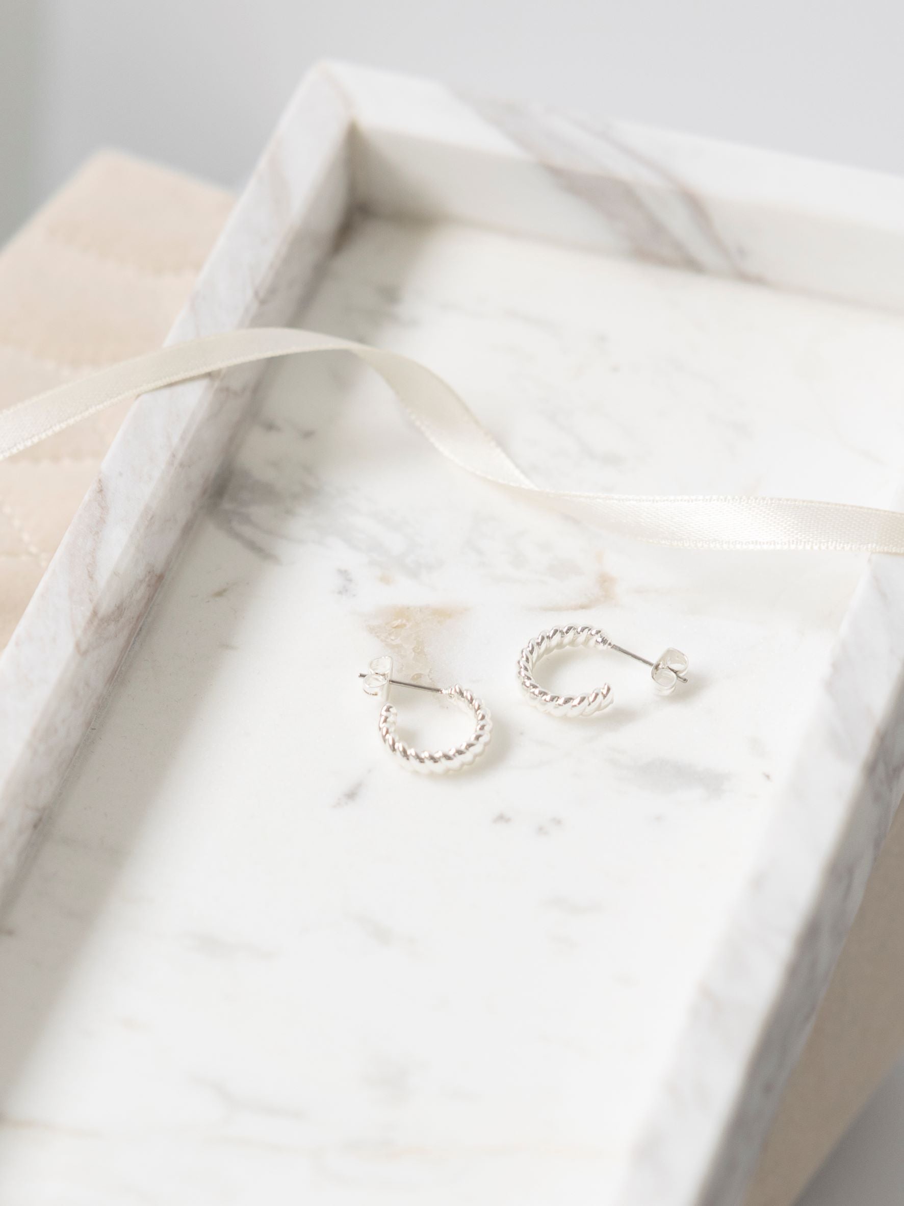 Amy øredobber - sølv