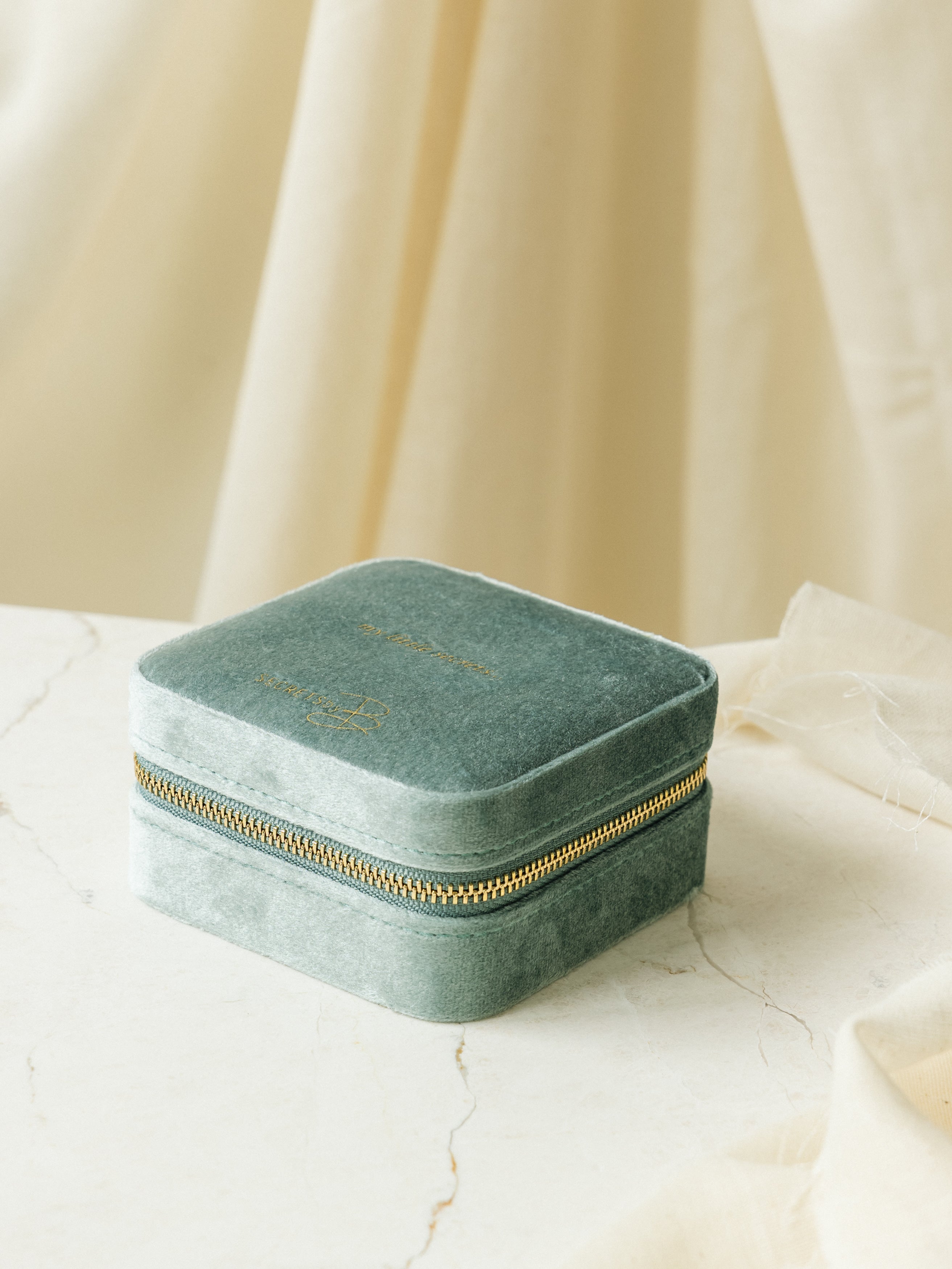 My little Secrets smykkeskrin square - ocean green