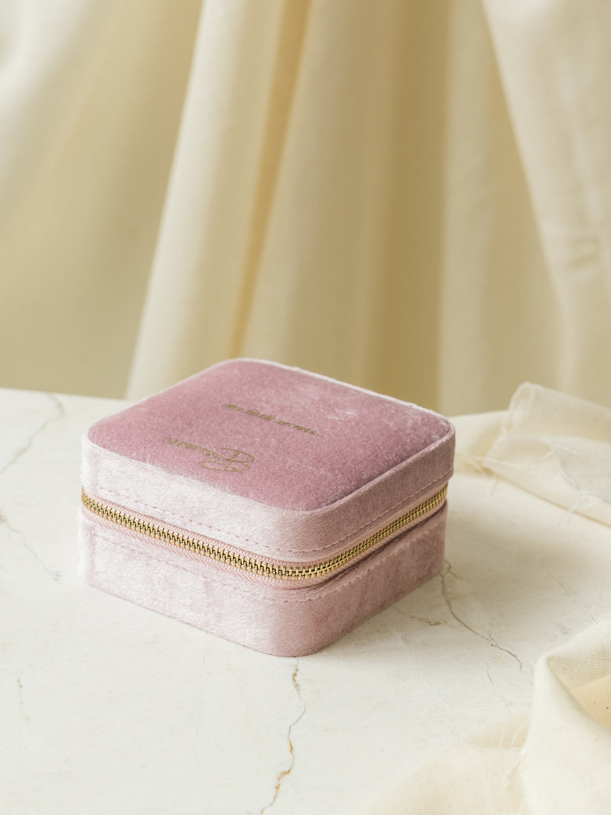 My little Secrets smykkeskrin square - light pink