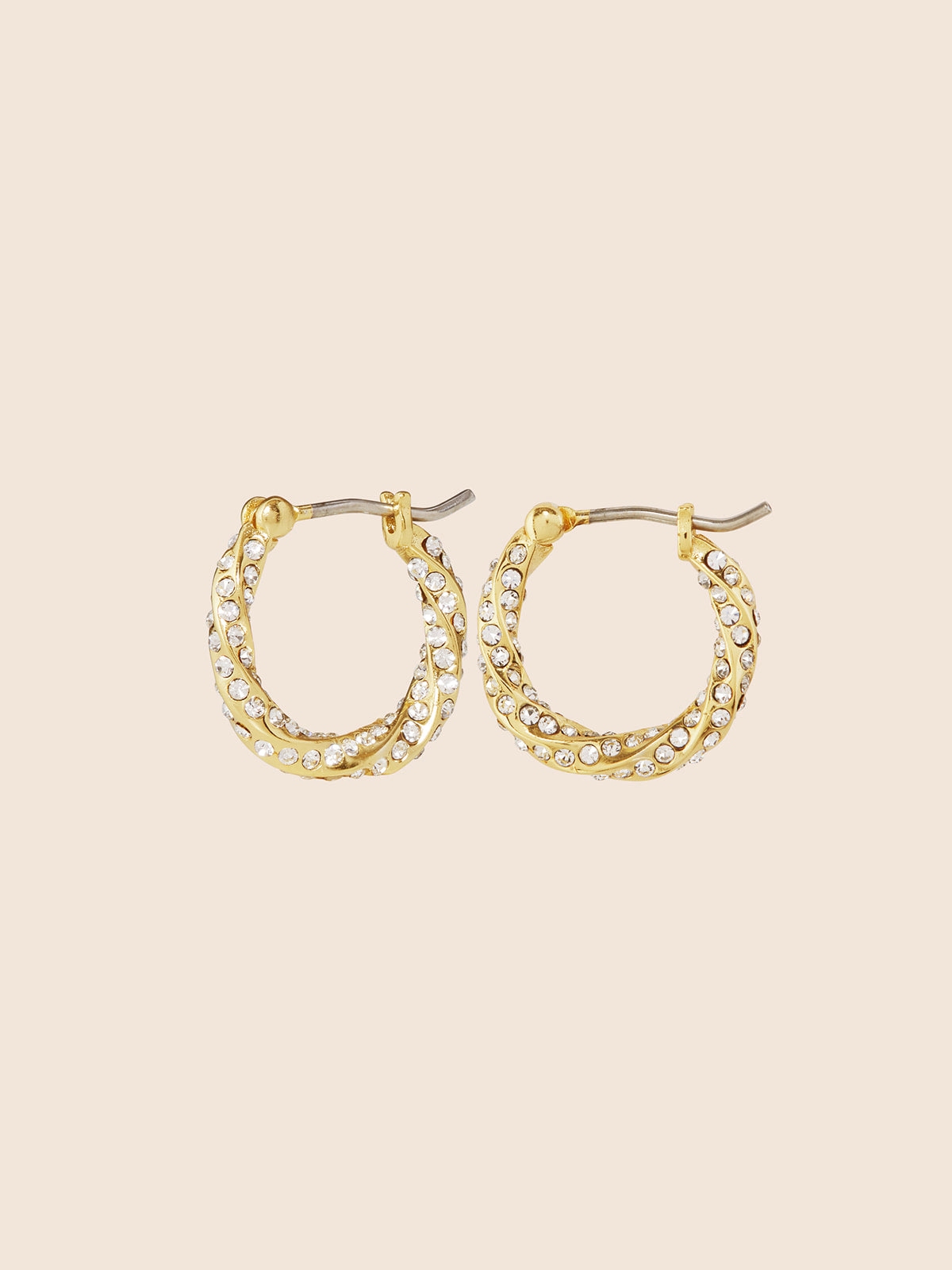 Emme crystal hoops