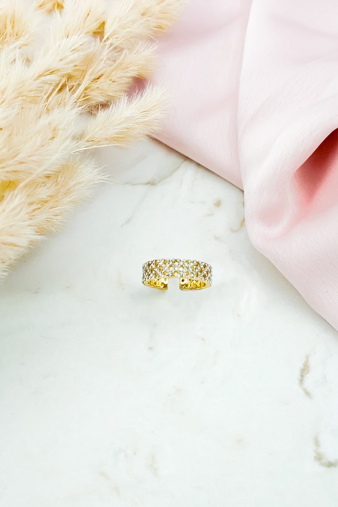 Allegra crystal ring