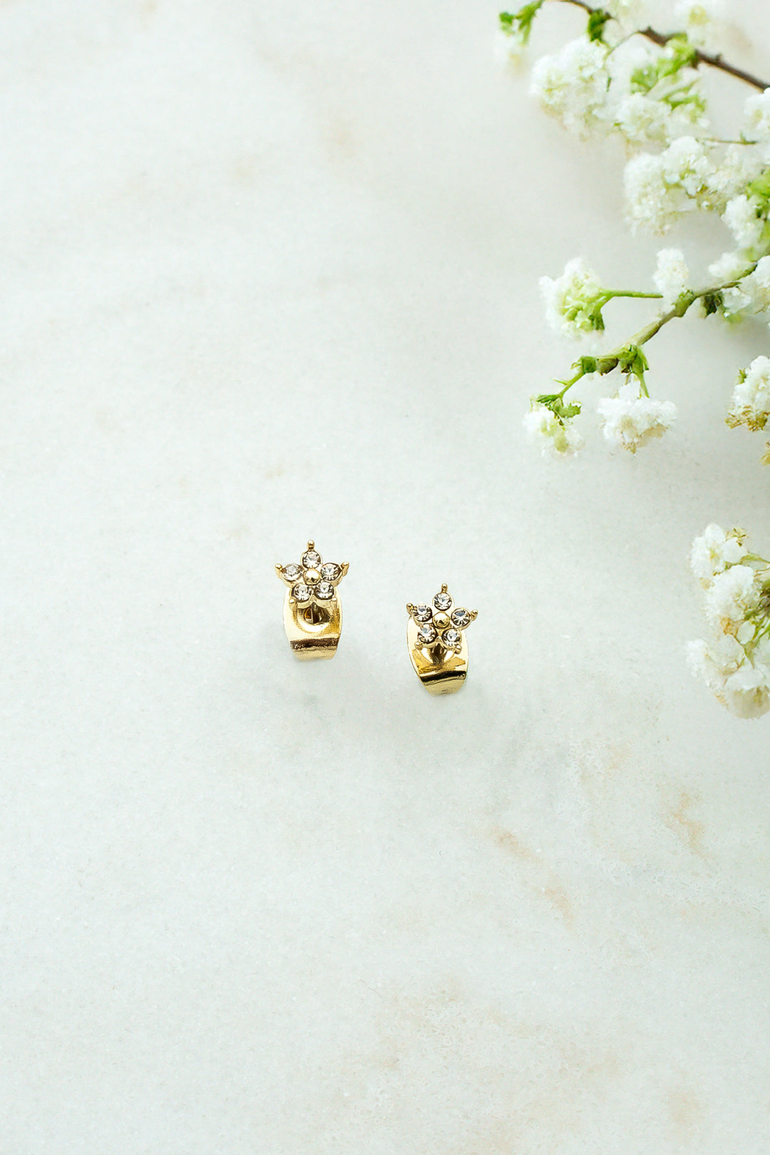 Rose earstuds