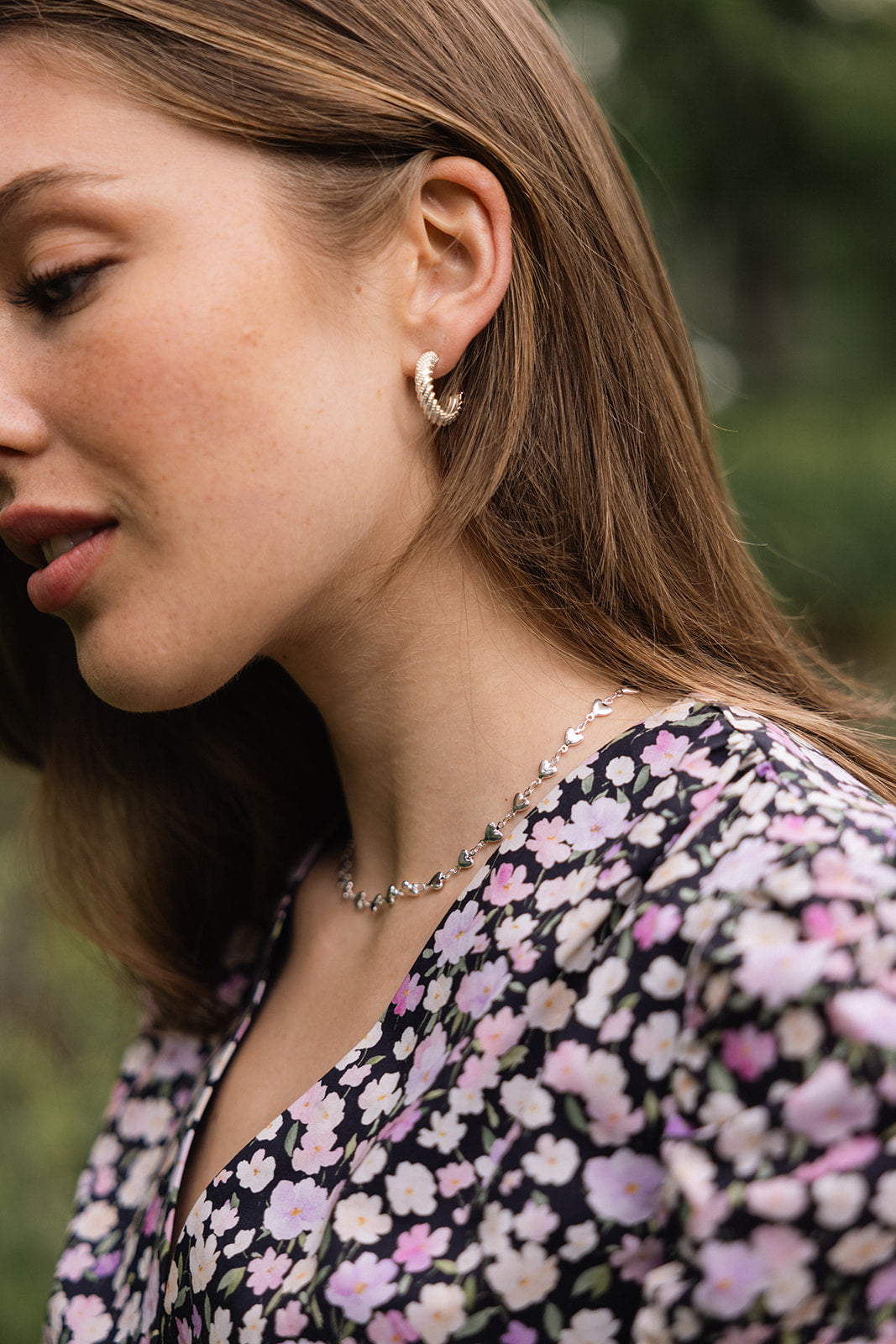 Amore necklace silver