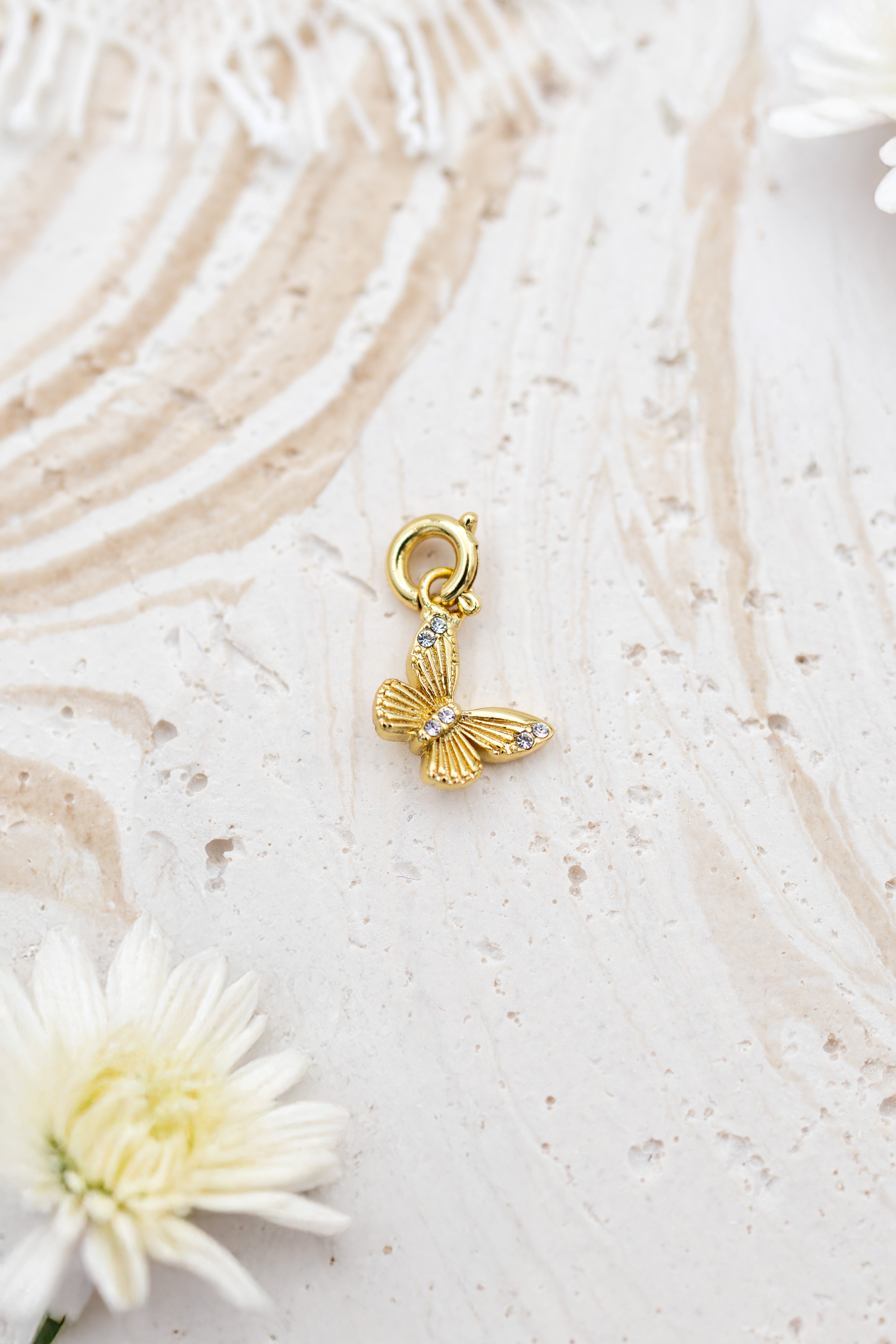 Fortuna butterfly charm