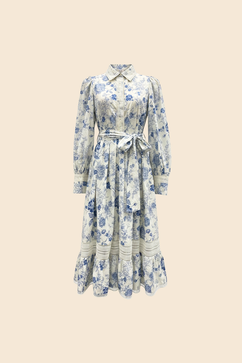 Amandine dress white/blue