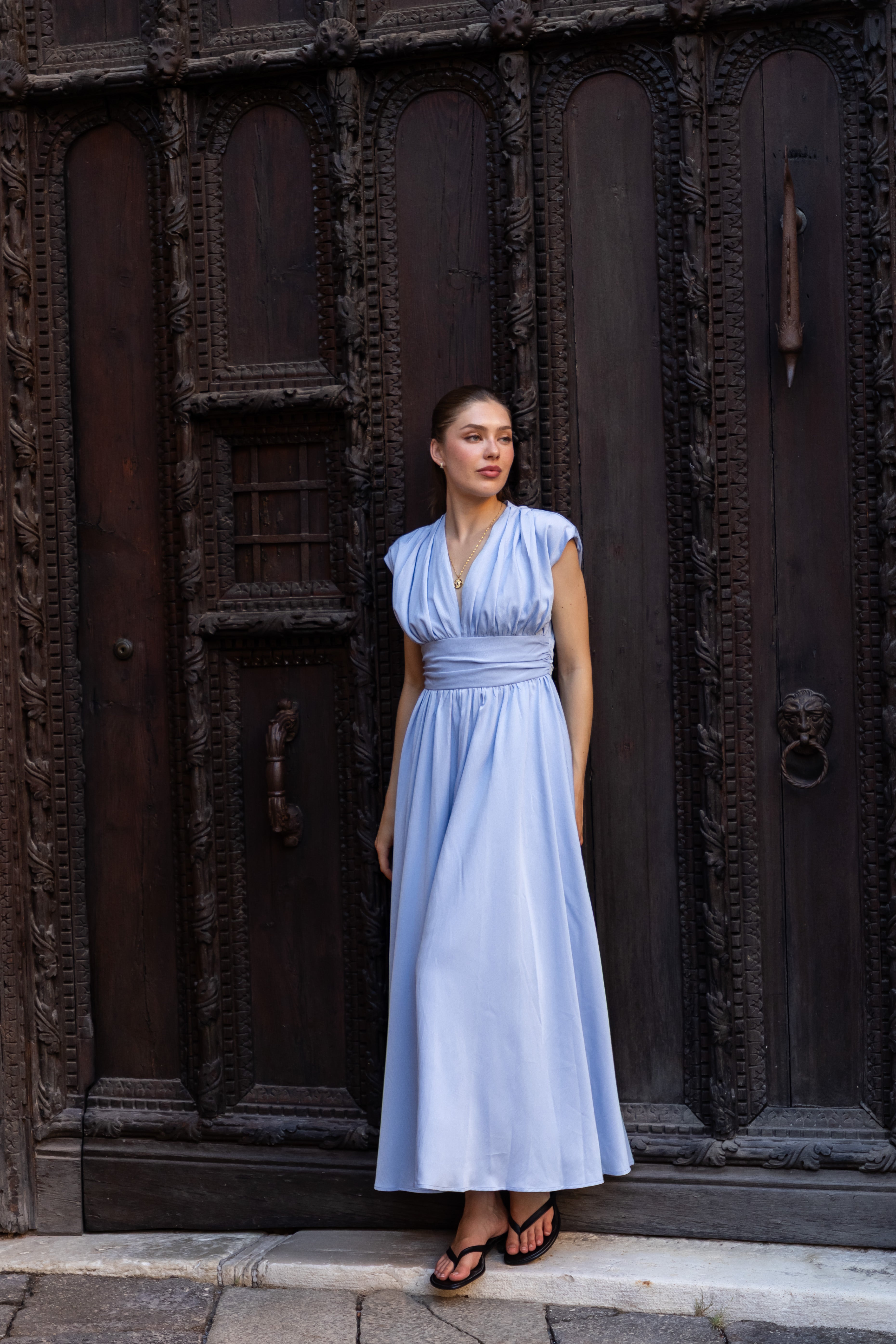 SS27 Bella dress blue