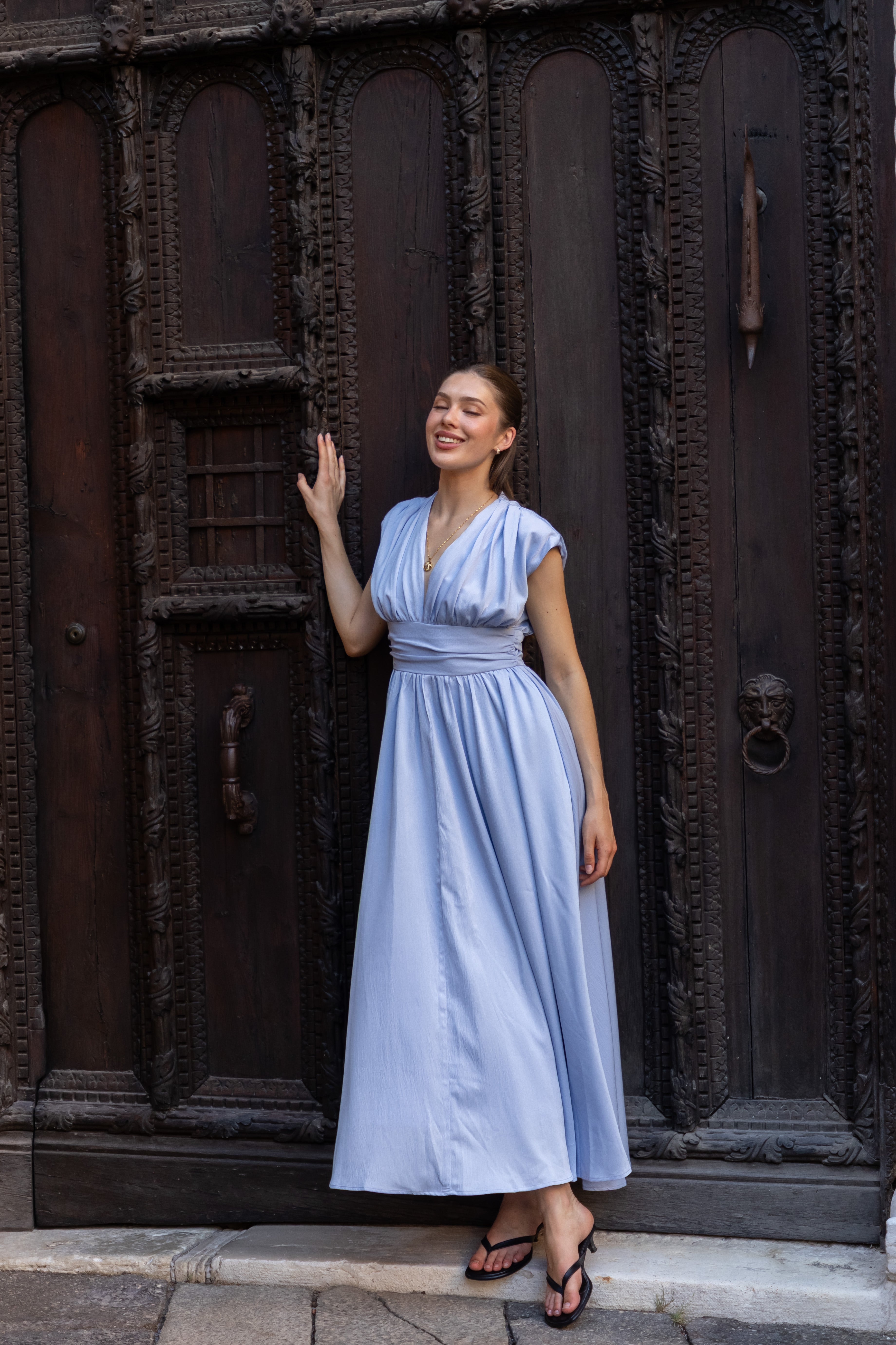 SS27 Bella dress blue