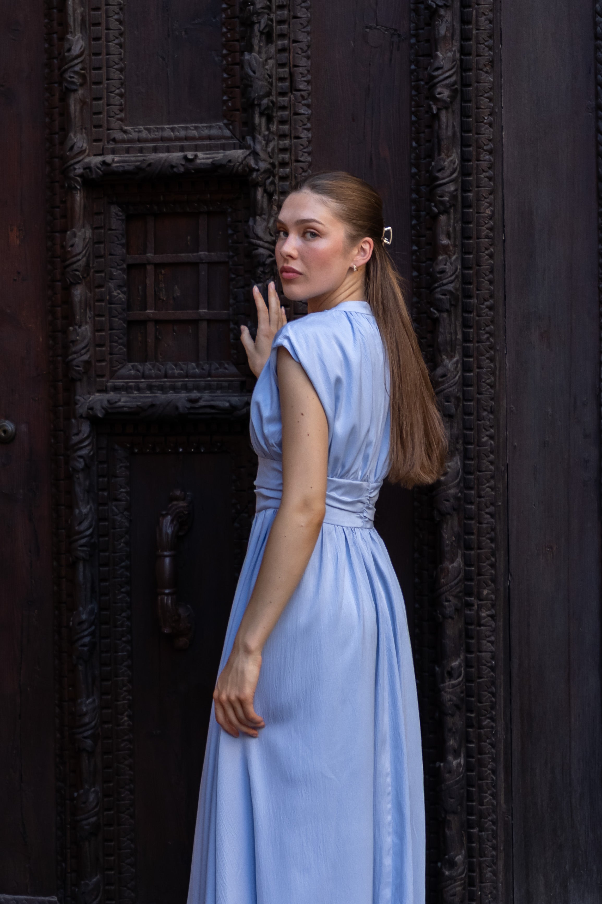 SS27 Bella dress blue