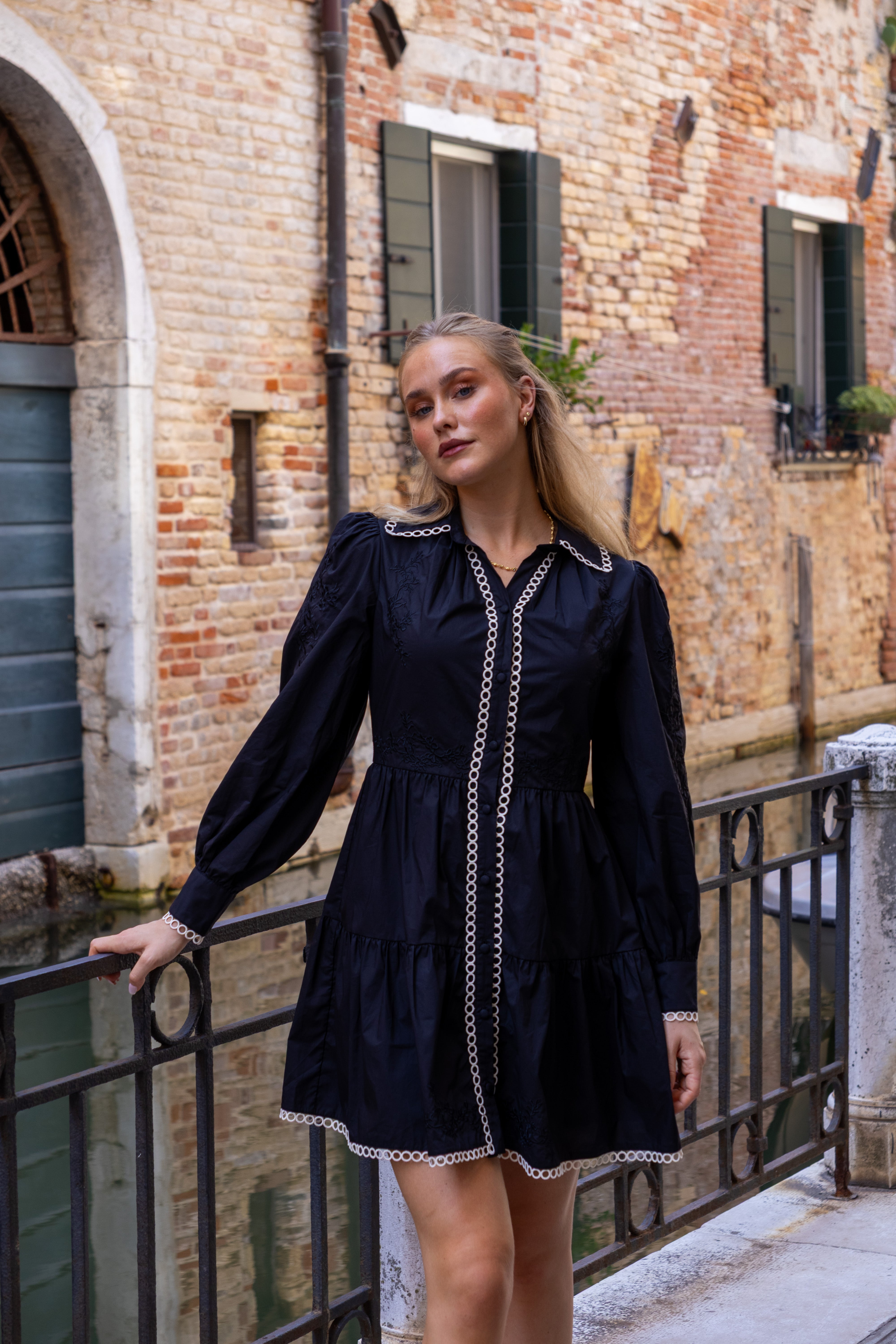 SS27 Benedetta dress black